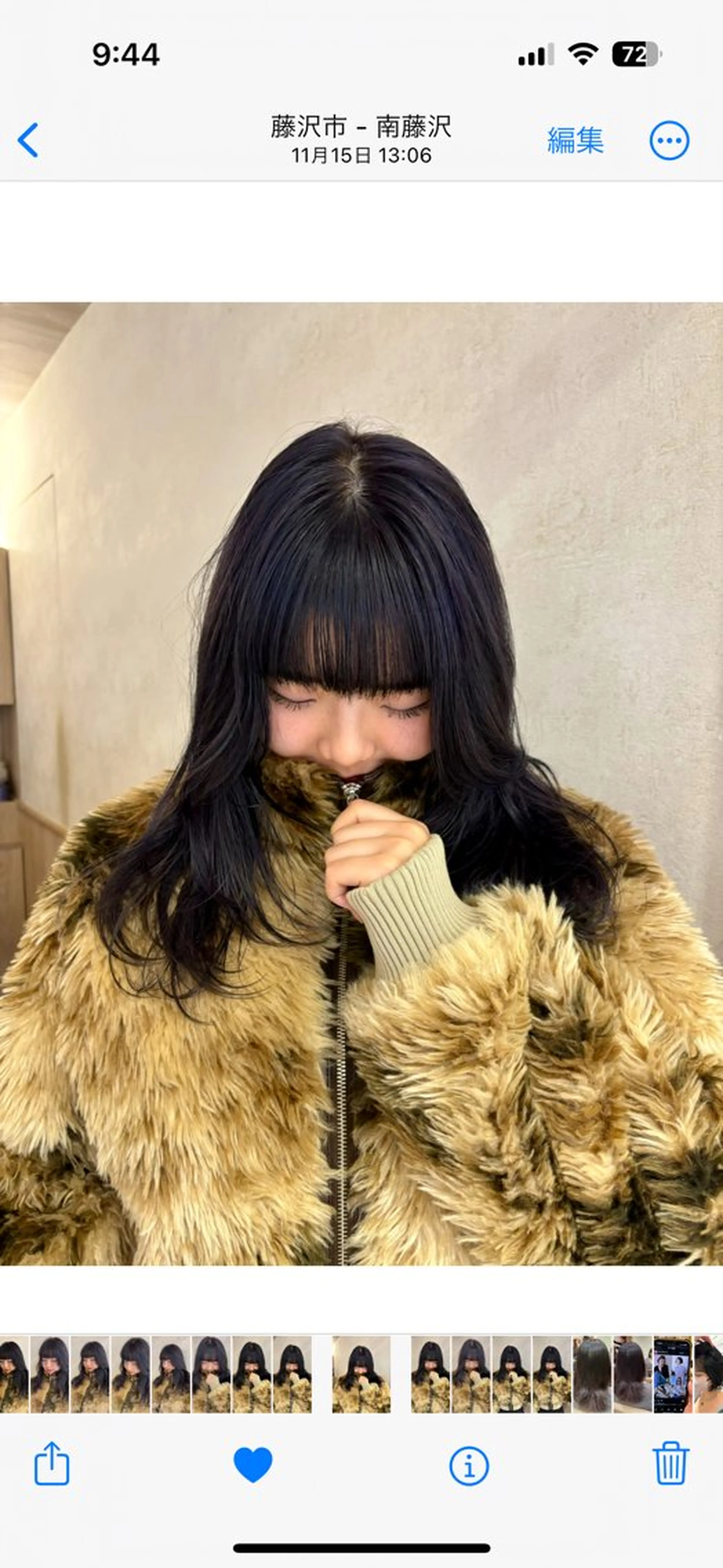 ロング カラー ヘアカラー トリートメント izumi/ ボブ/パーマのヘアスタイル