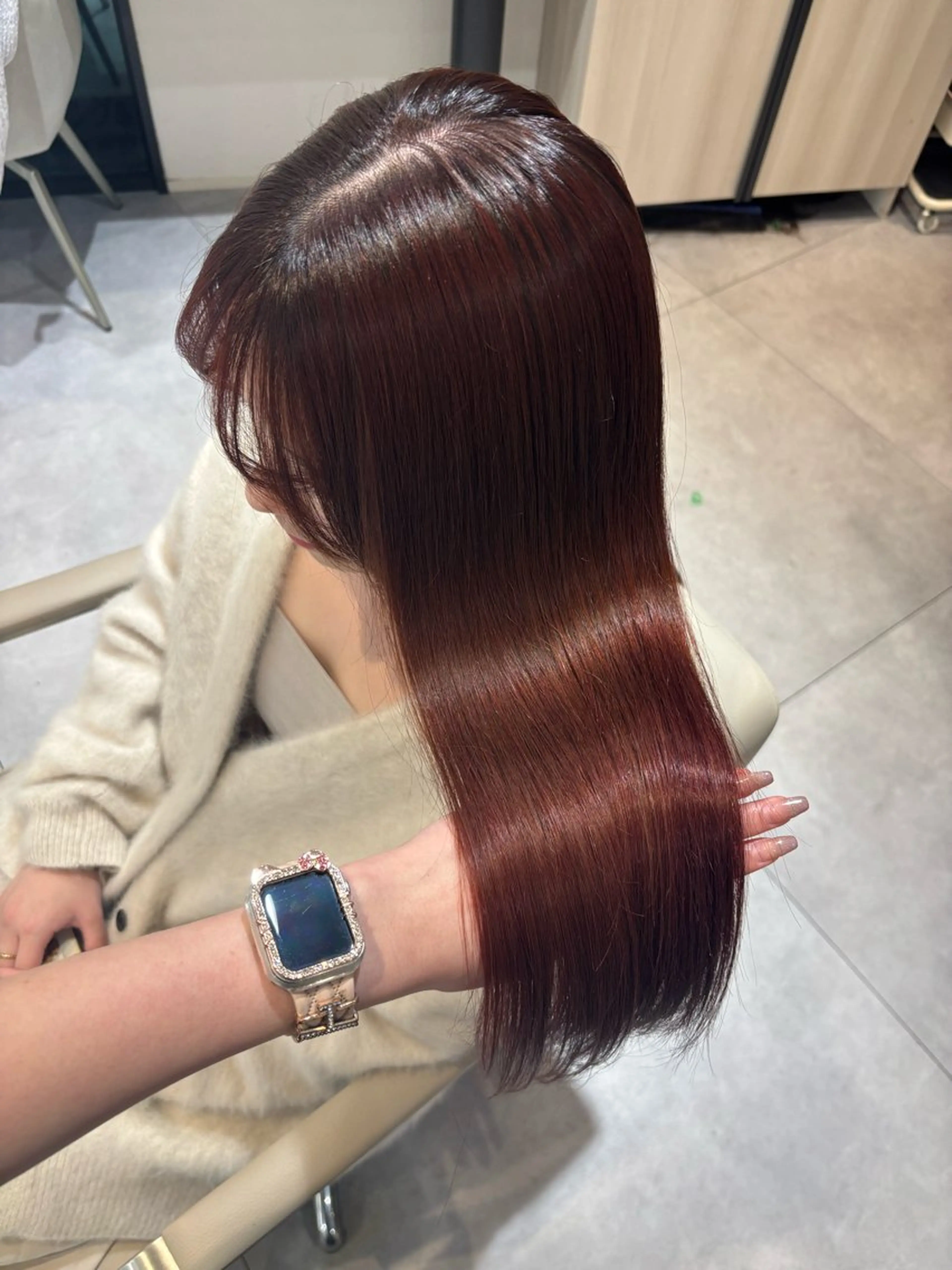 ロング カラー ヘアカラー トリートメント miku/暖色カラー /トリートメントのヘアスタイル