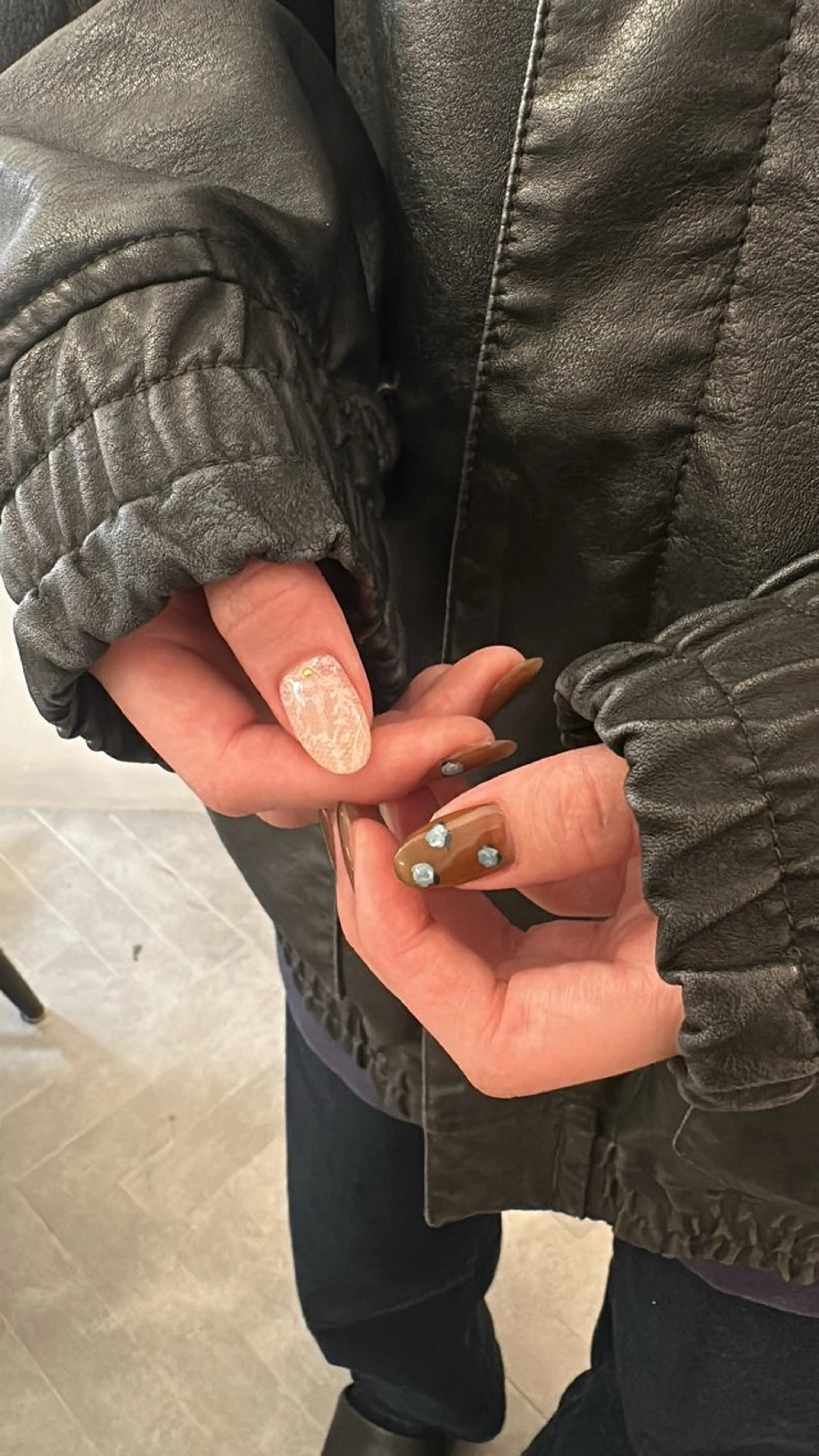 ネイル フラワーネイル レース ハンドネイル w*ange nail所属・w*ange MAOのネイルデザイン