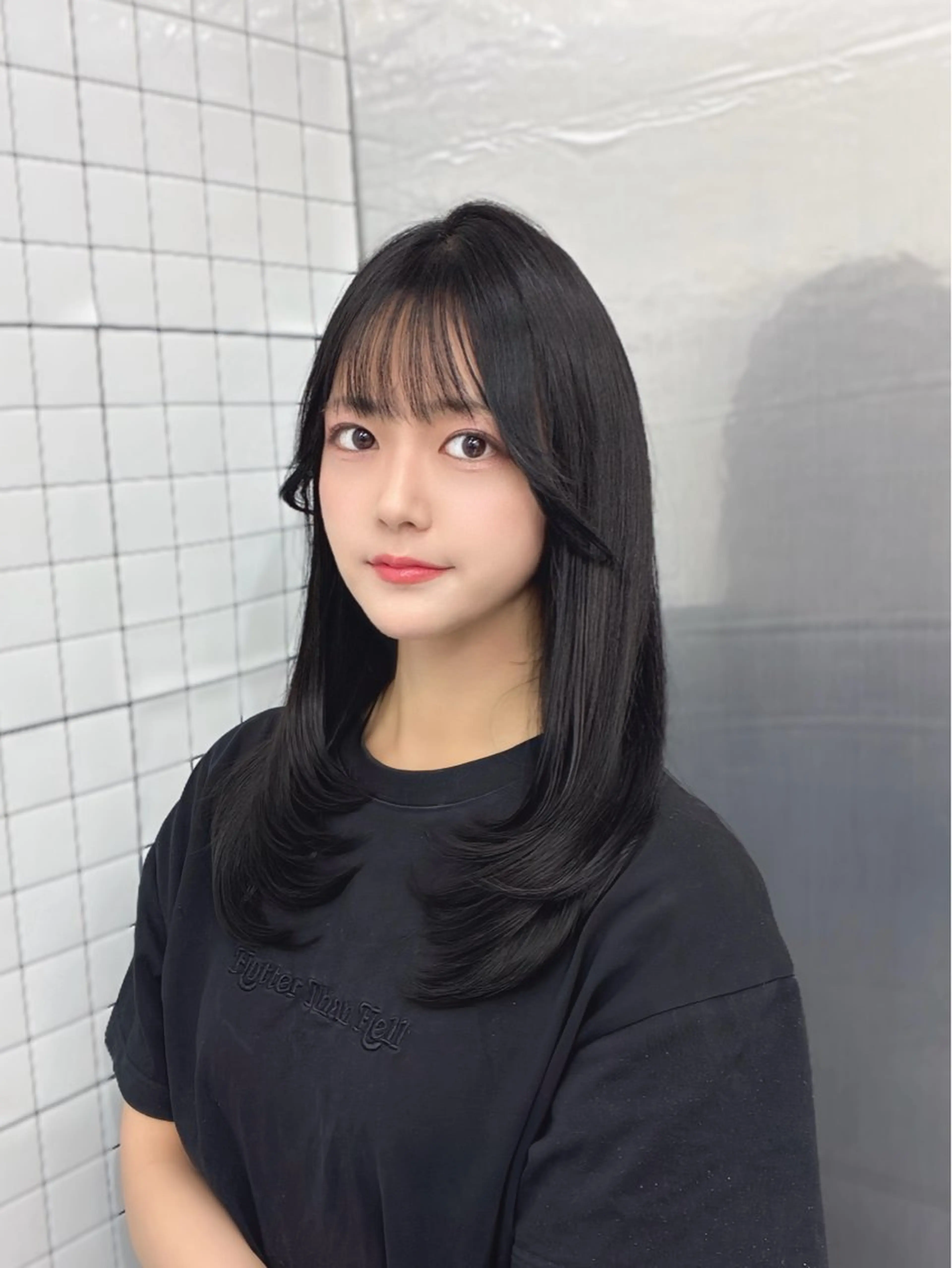 セミロング レイヤーカット カット ヘアカラー ヘアセット LOMKH所属・レイヤーカット /縮毛矯正/タツヤのヘアスタイル