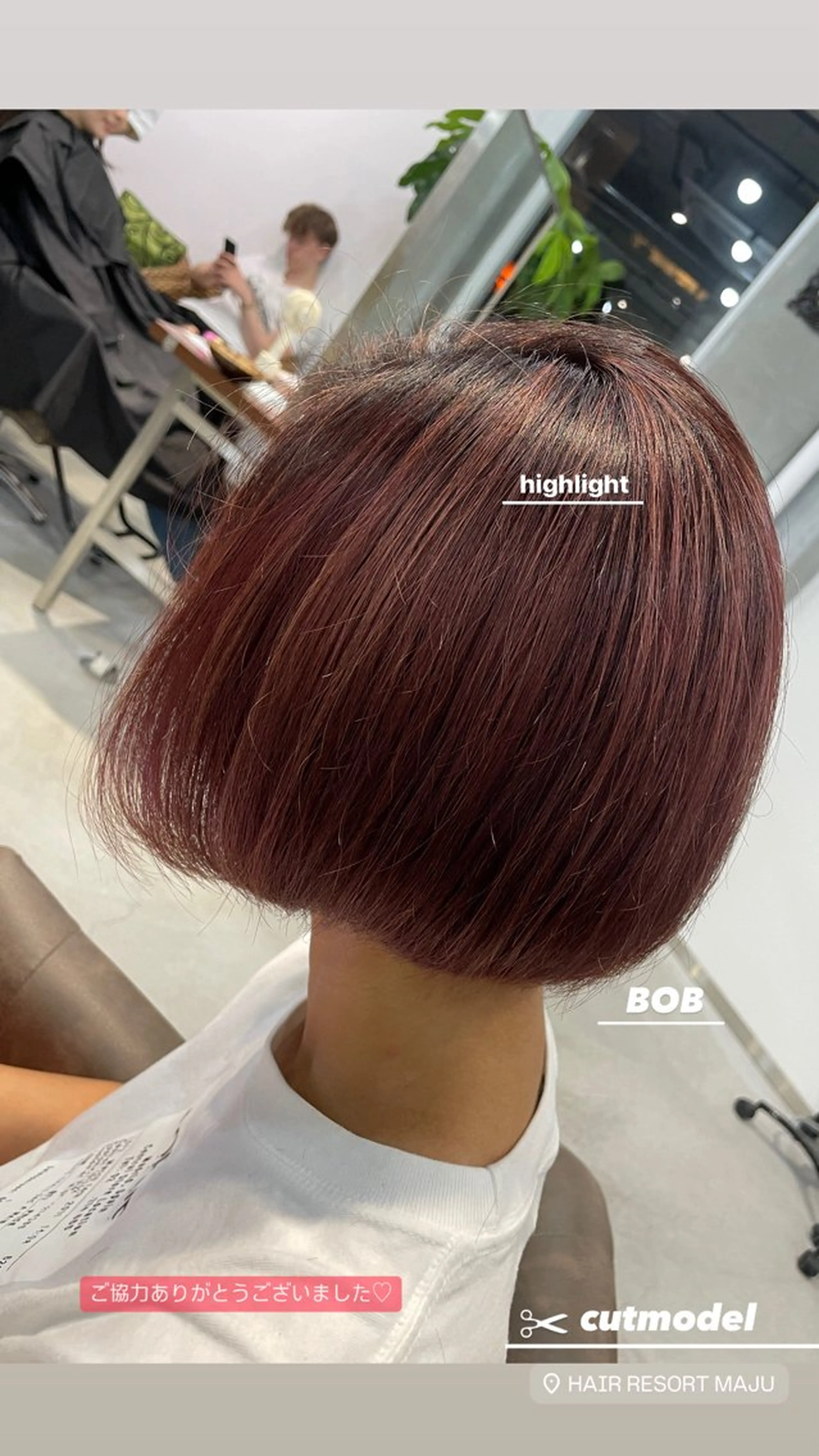 ショート カラー 北山／ボブ／レイヤー /maru☺︎のヘアスタイル