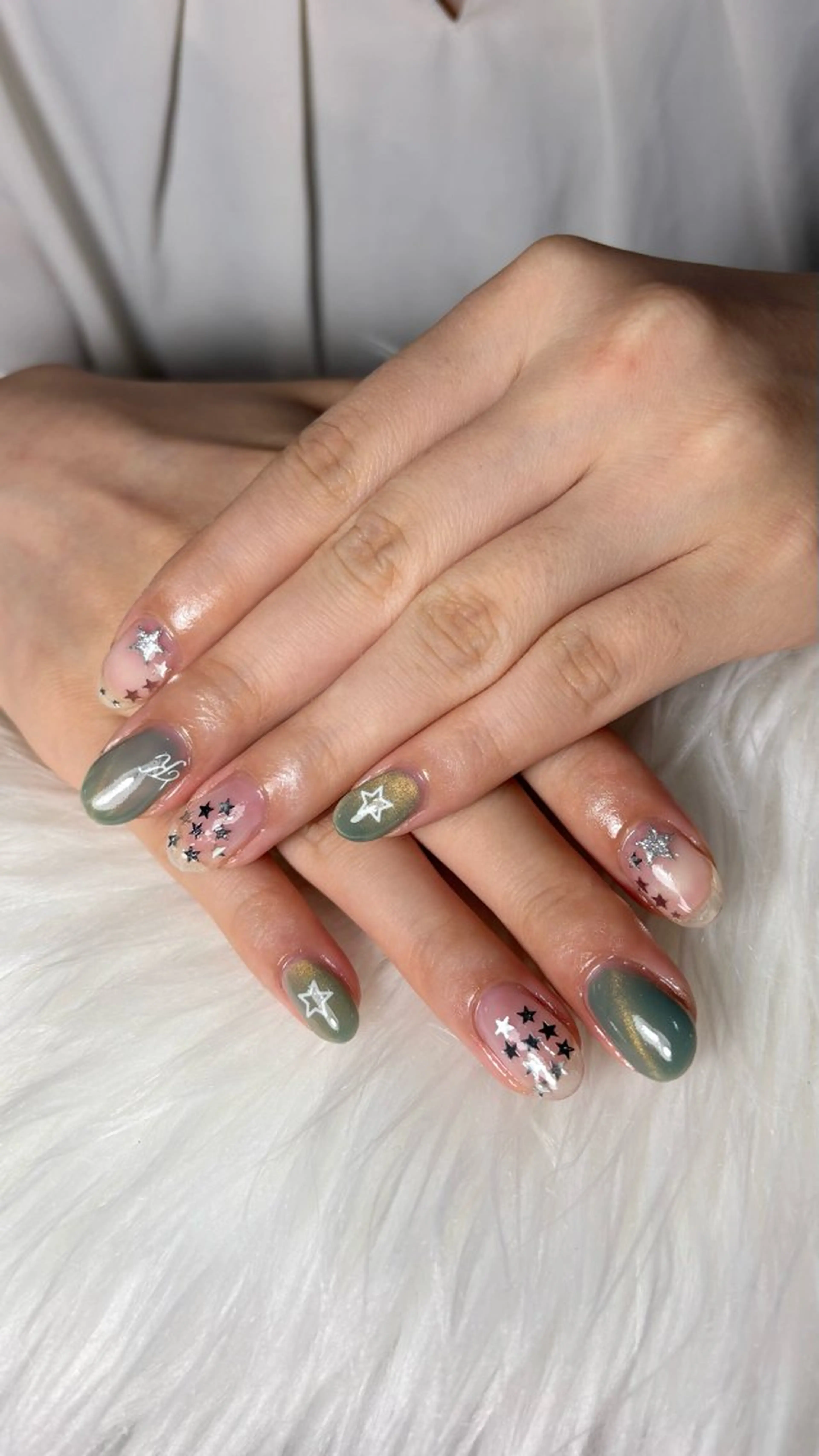 ネイル ハンドネイル cosmos あいりのネイルデザイン