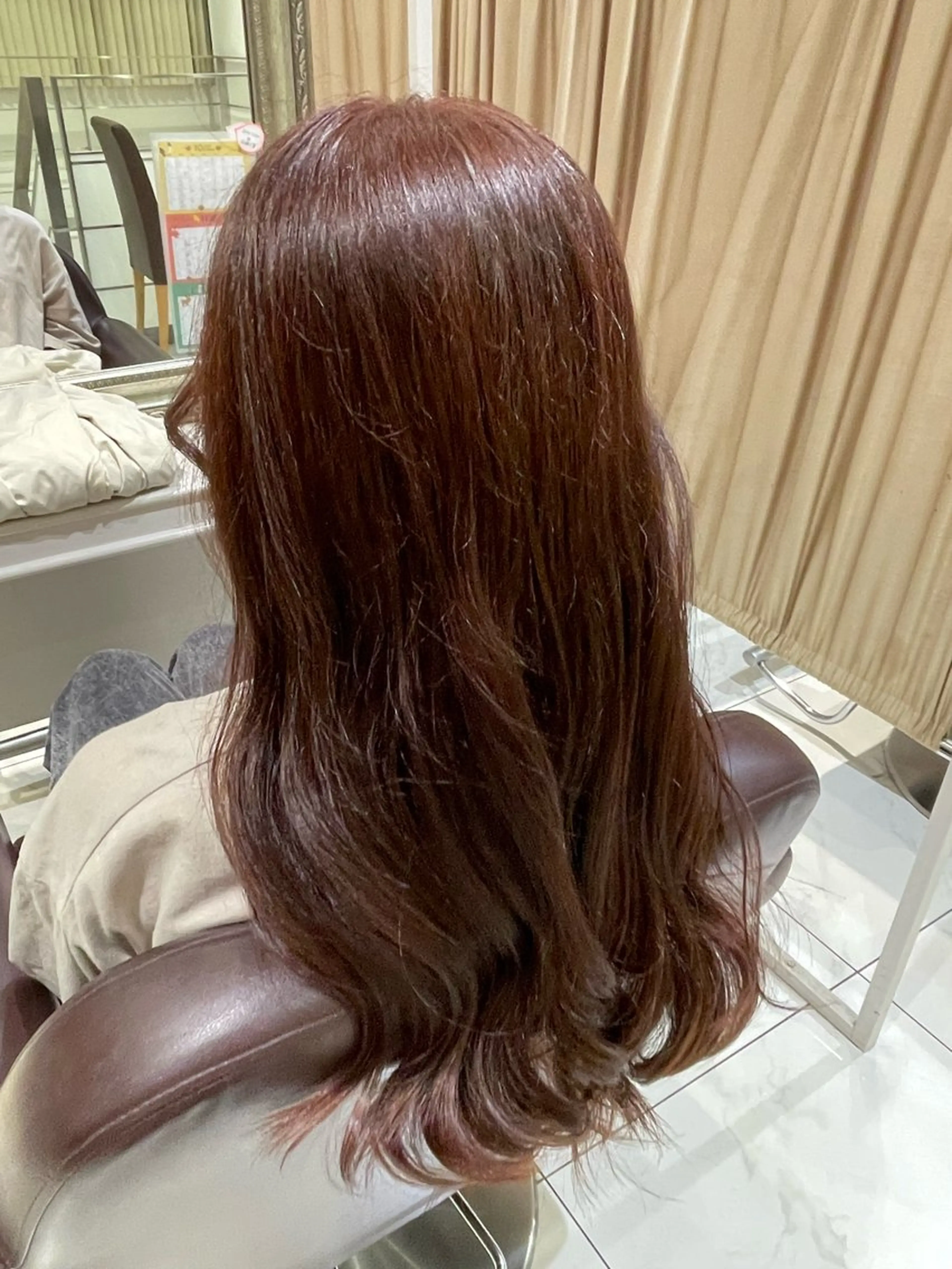 ロング カラー 前田 夏実/メンズカットのヘアスタイル