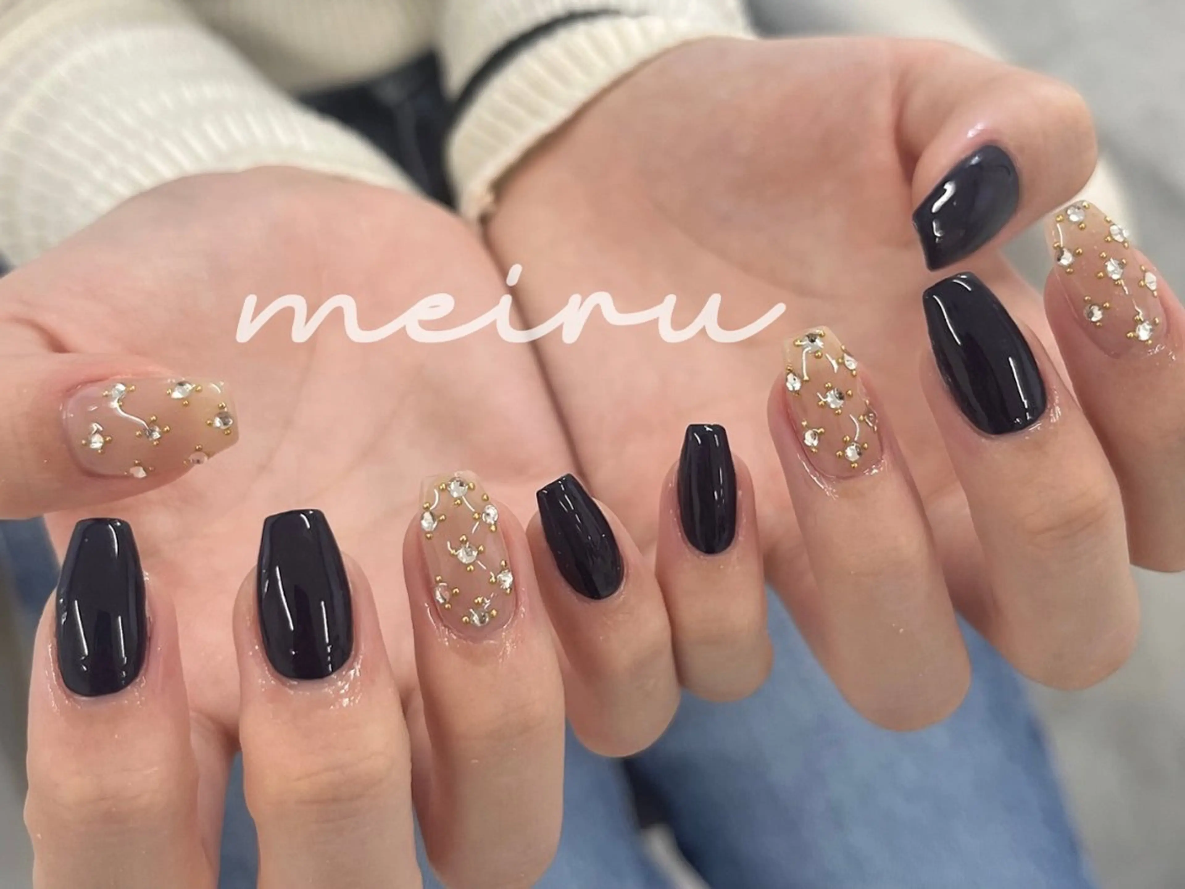 ネイル キラキラネイル 🤍meiru 🤍ネイリストのネイルデザイン