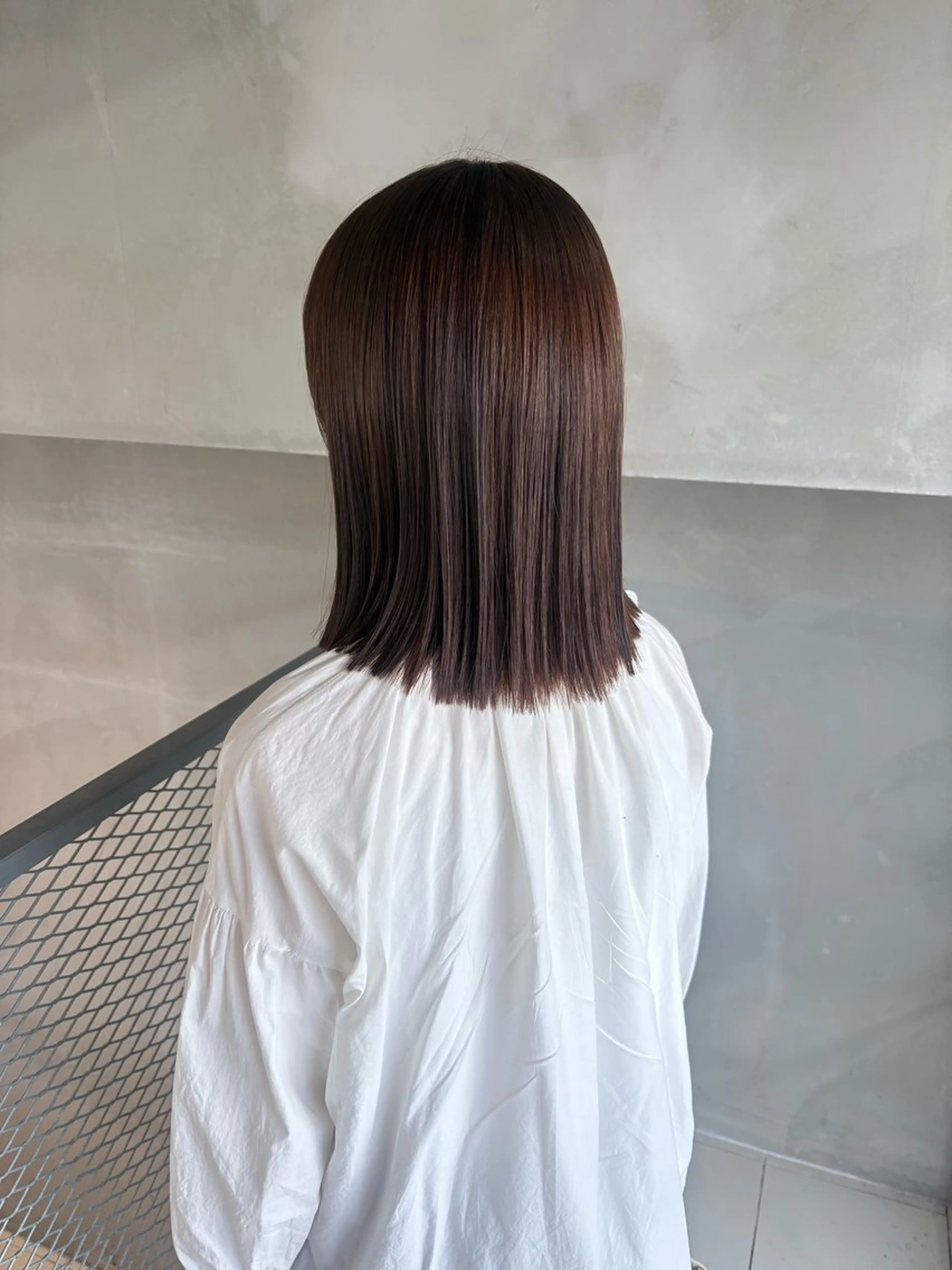 ミディアム カラー ブラウンカラー カット ヘアカラー トリートメント 透明感カラー🫧 nanohaのヘアスタイル