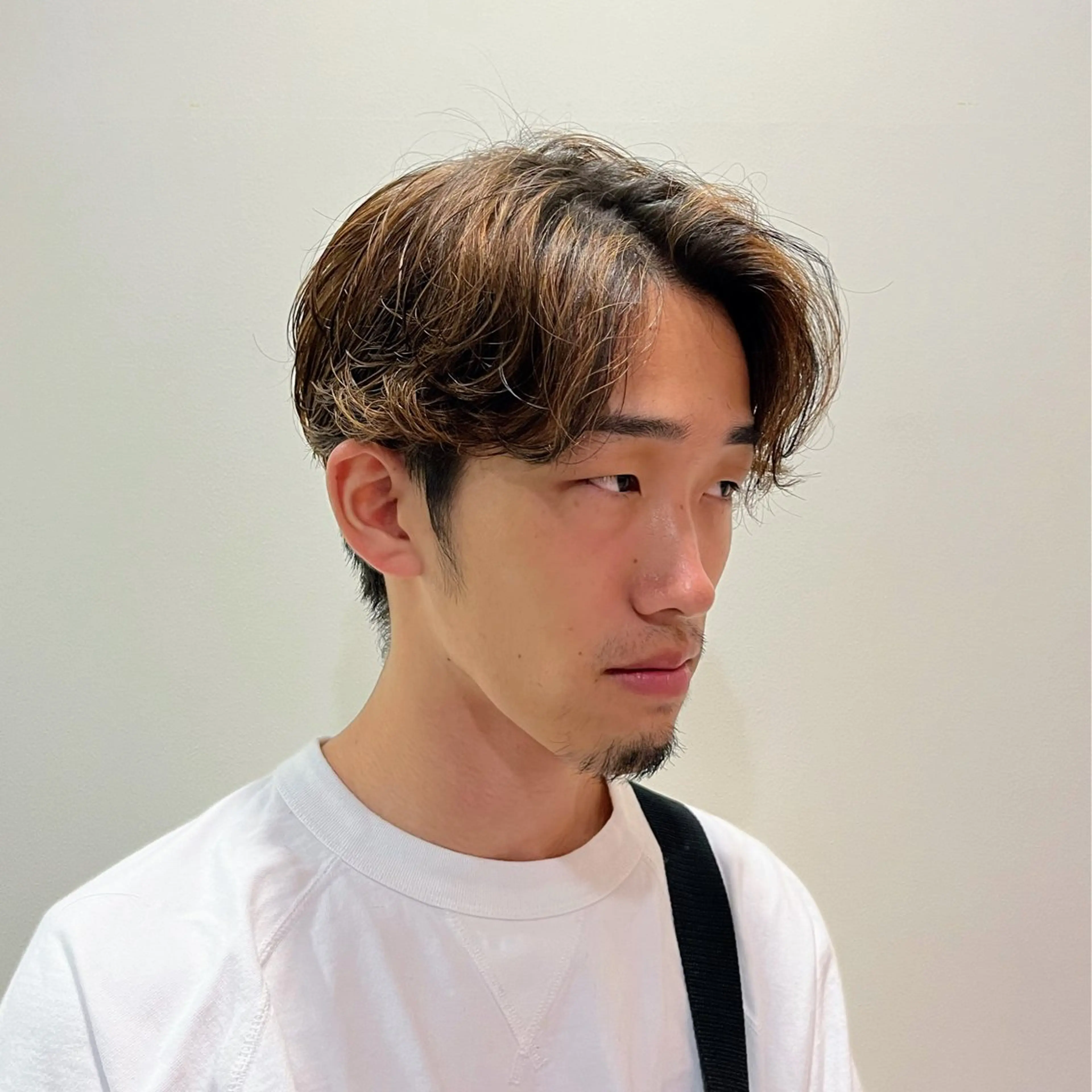 パーマ メンズ センターパート メンズパーマ 押上/ショート・ボブ /パーマ/山口卓朗のヘアスタイル