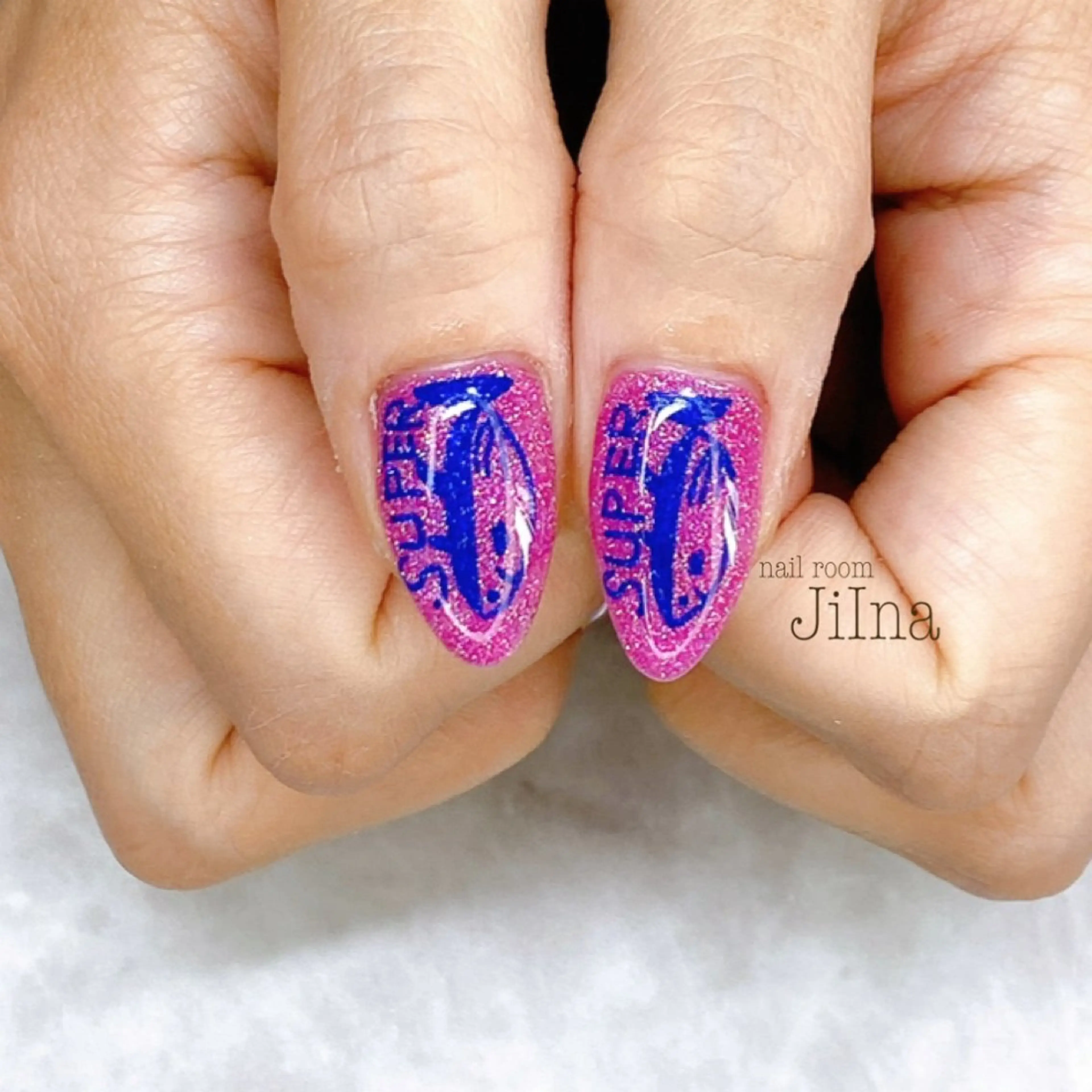 ネイル アートネイル ワンカラーネイル JiIna nailのネイルデザイン