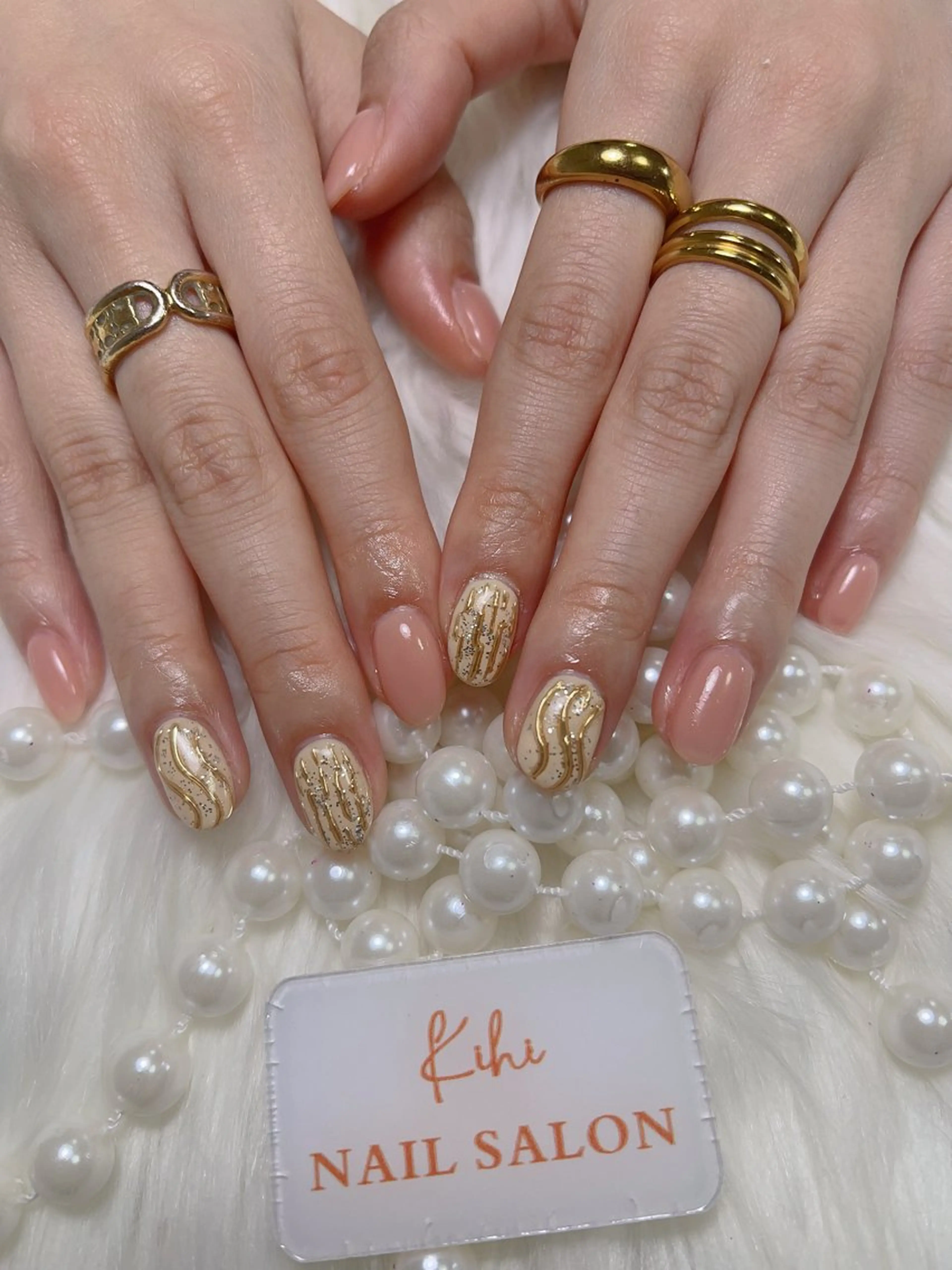 ネイル ハンドネイル ハンドケア さくら💮💮 【オフ無料】のネイルデザイン