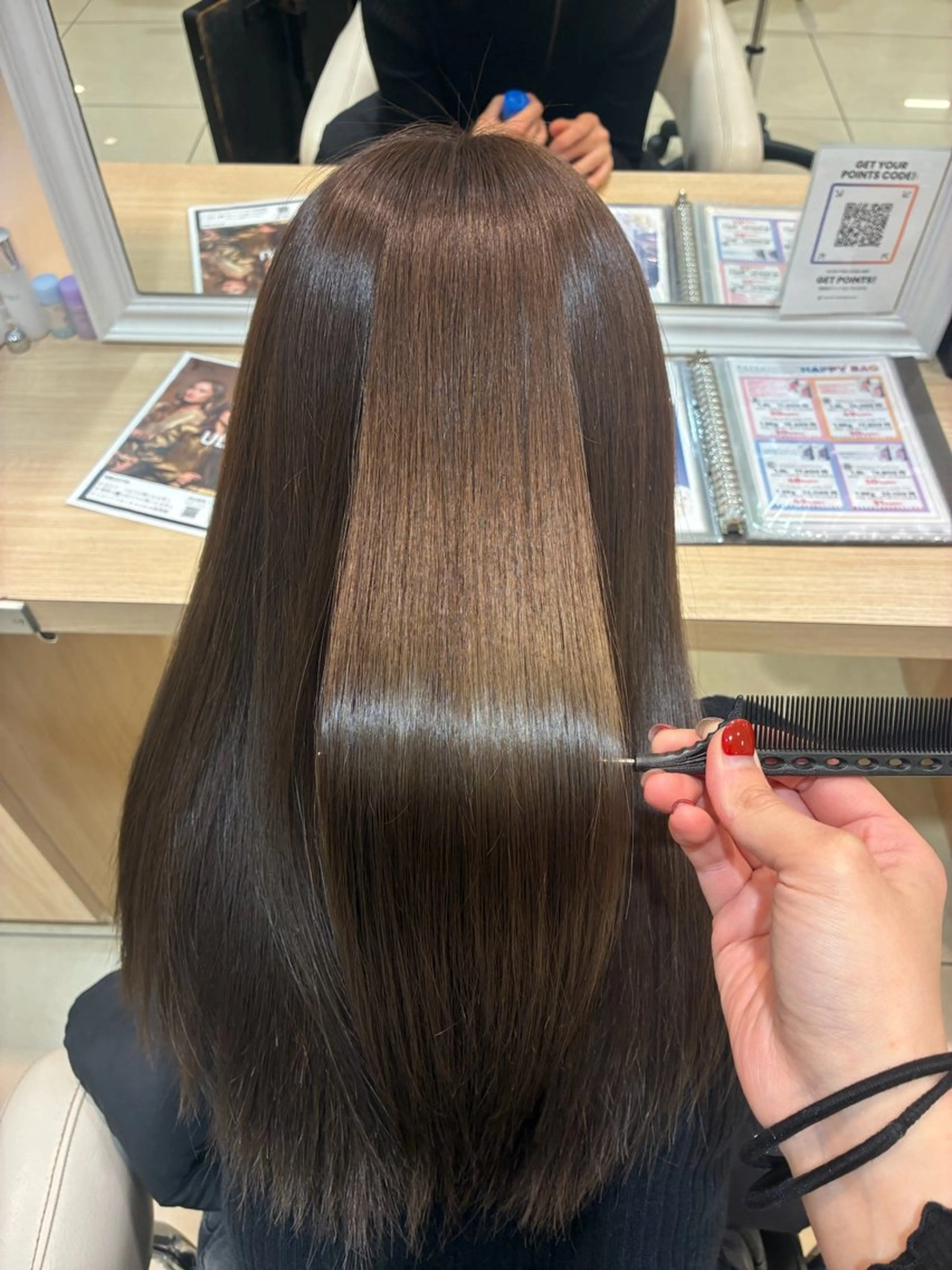 セミロング カラー ブラウンカラー オリーブブラウン ヘアカラー 🌻Ash 中目黒店 Non🌻のヘアスタイル