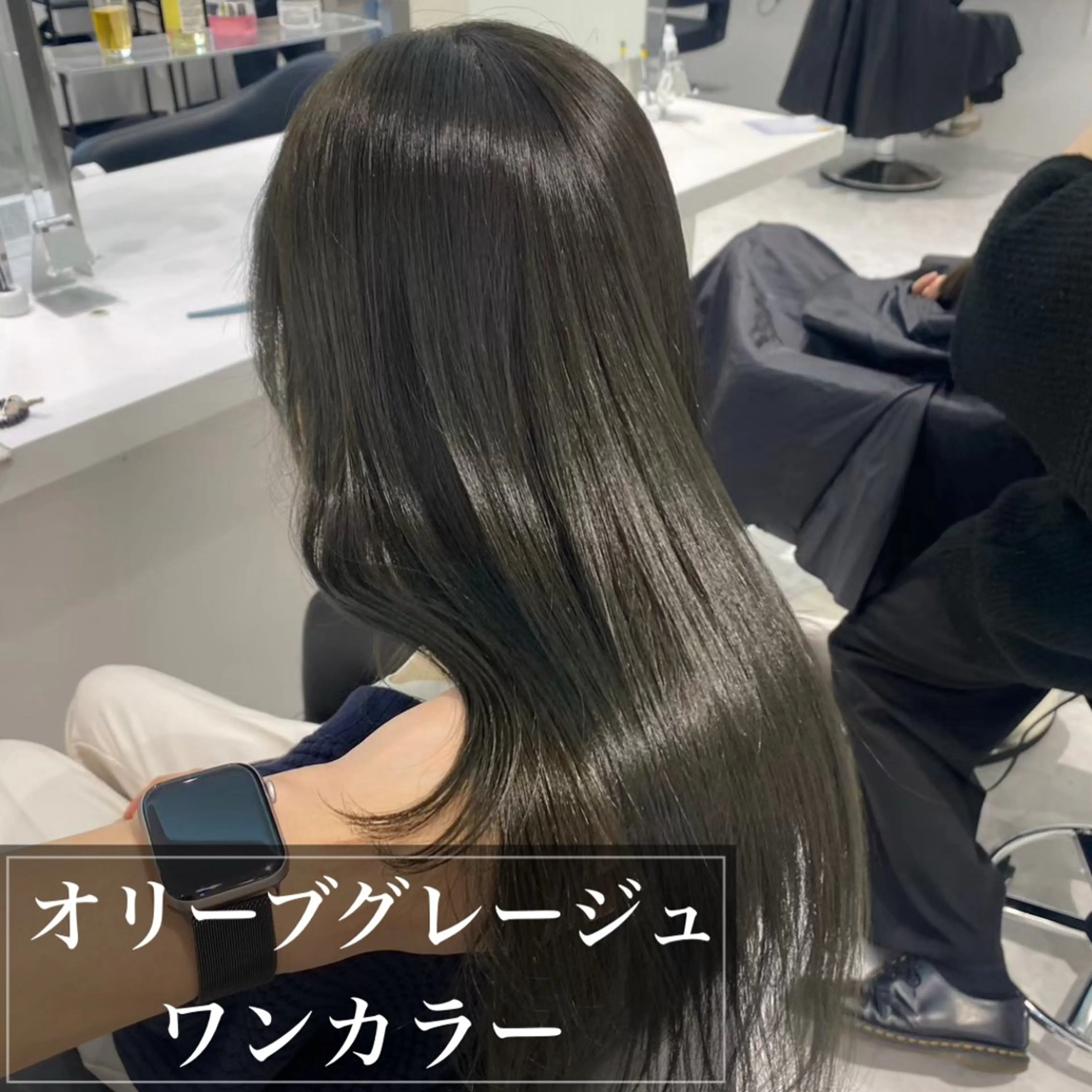 セミロング カラー ヘアアレンジ ブリーチ 透明感カラー 髪質改善 似合わせカット 🫧艶感  ハイトー ン／ブリーチ🫧のヘアスタイル