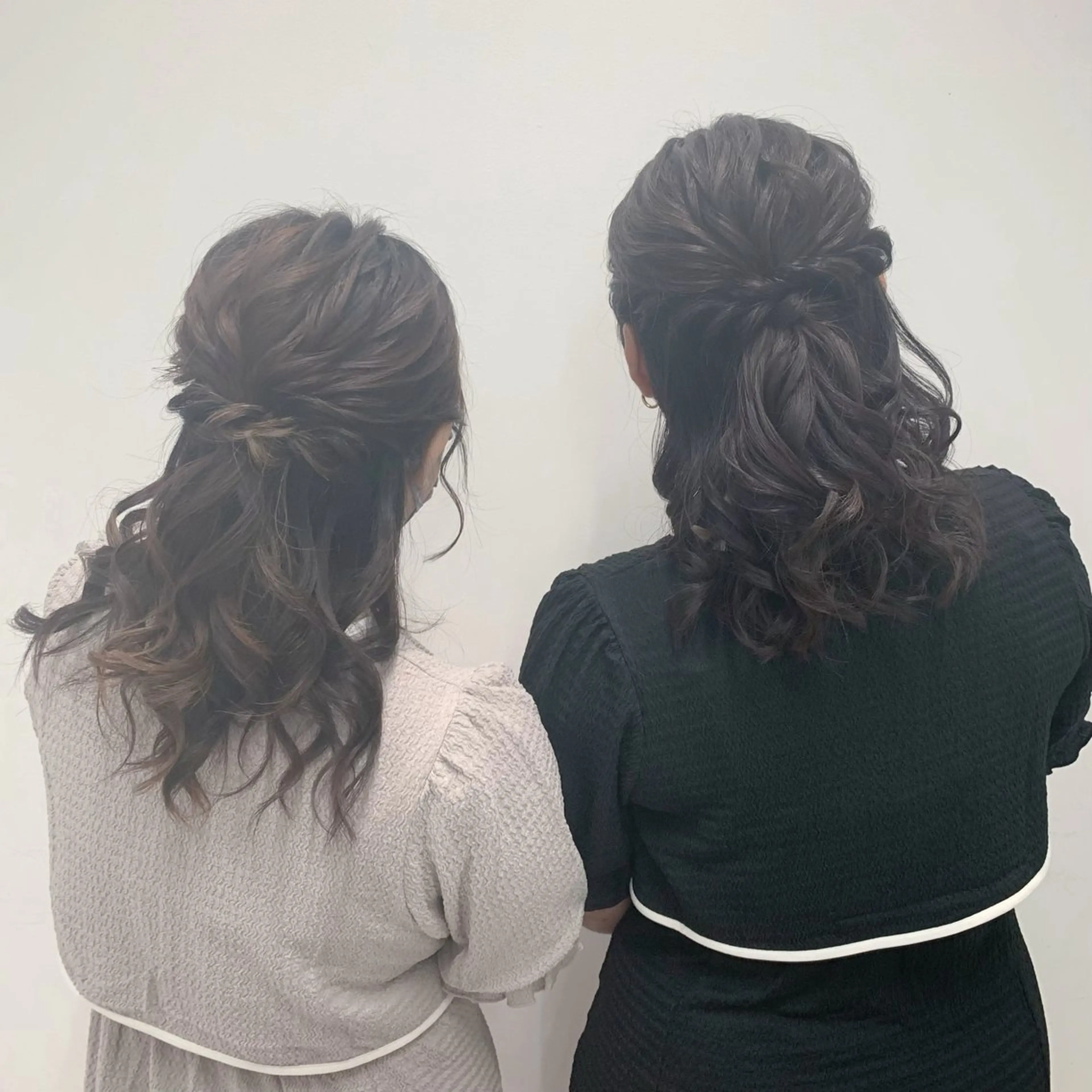 ヘアアレンジ ハーフアップ ヘアセット 🩶ヘアセット Ayaha🩶のヘアスタイル