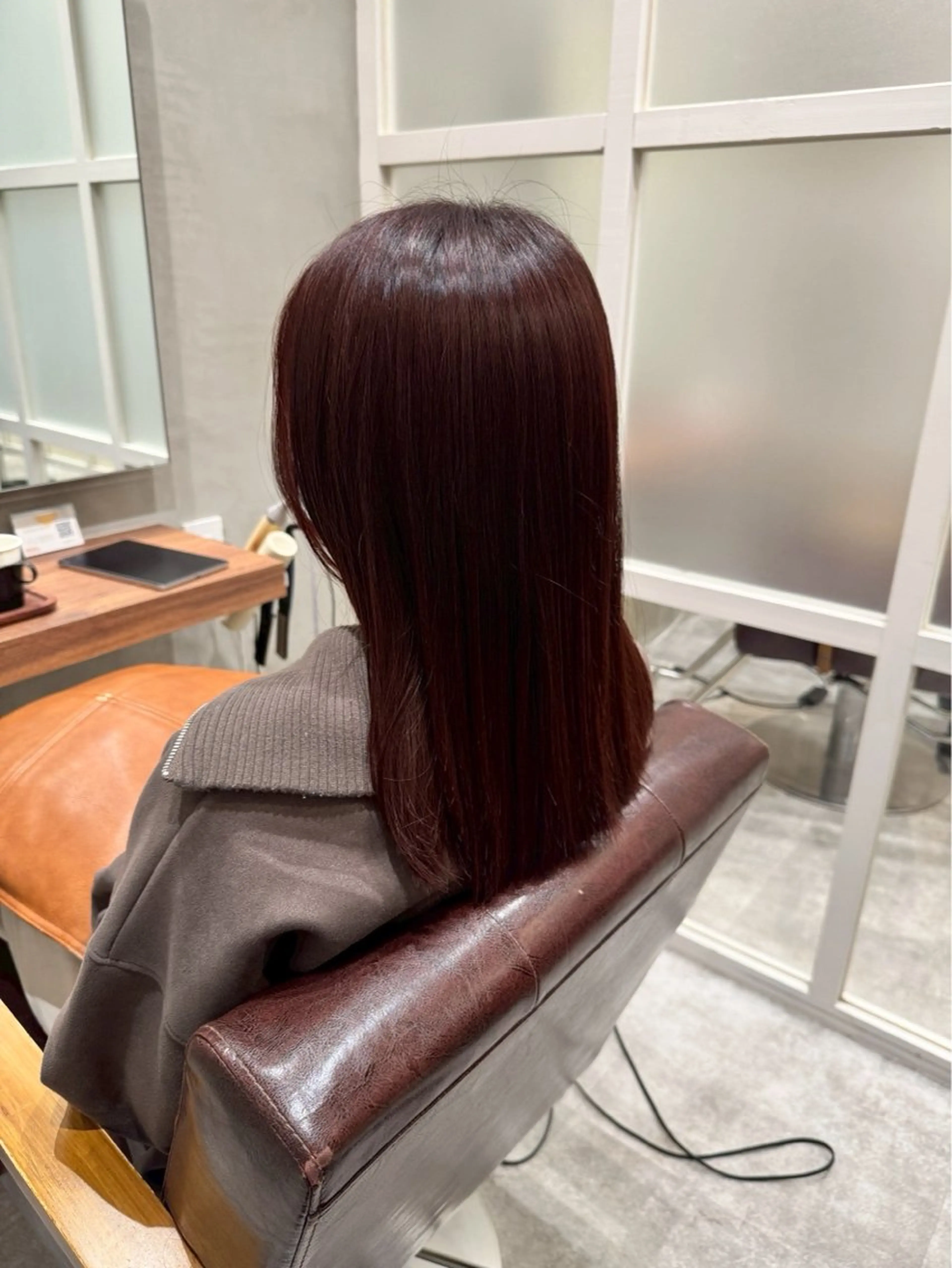 セミロング 新宿 /髪質改善/ 縮毛矯正/ヒュウガのヘアスタイル