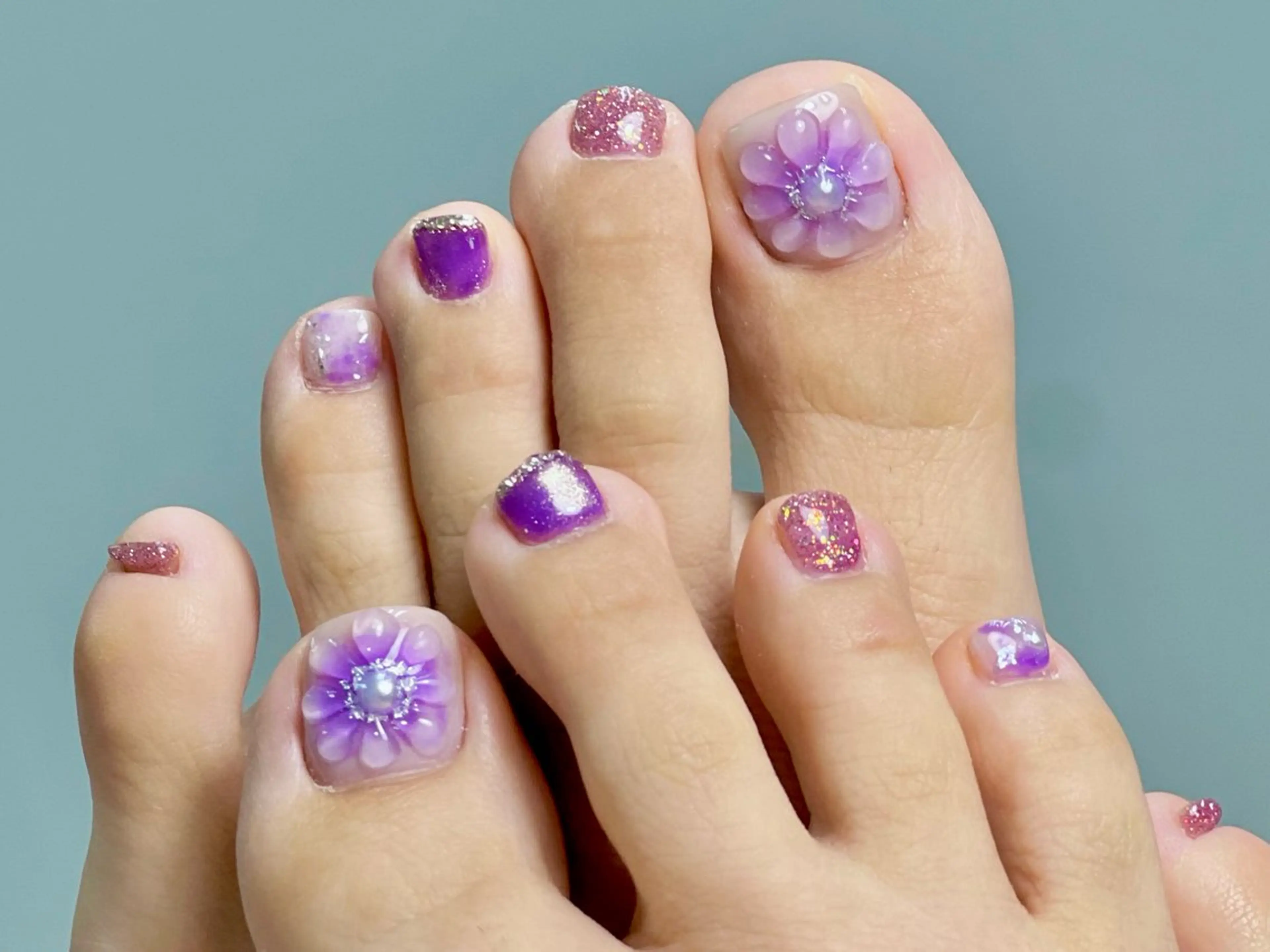 フットネイル【オフなし】の写真