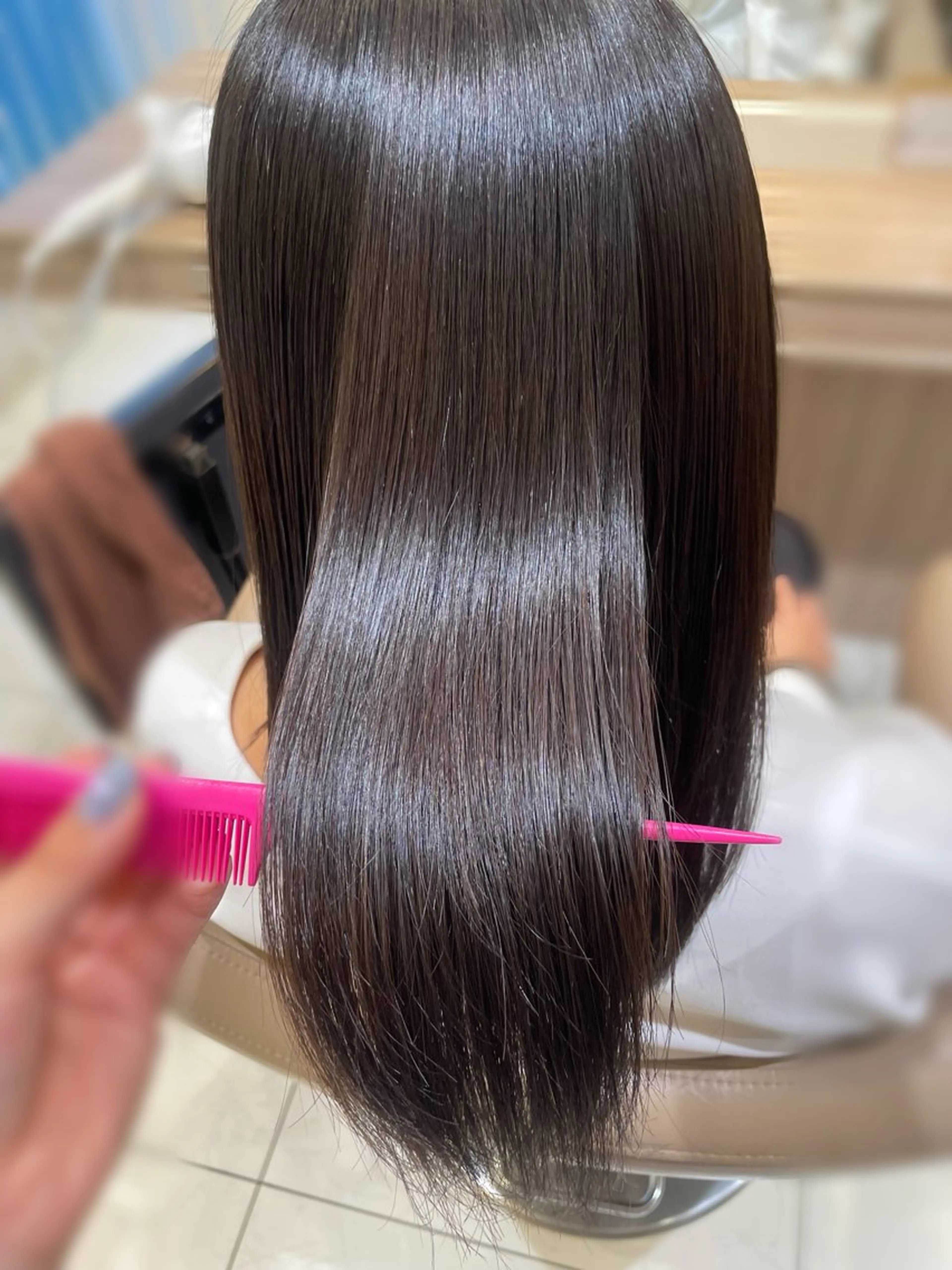 セミロング パーマ ヘアアレンジ カット 縮毛矯正 トリートメント 韓国ヘアメイク🎀/ 縮毛矯正✨山本媛香のヘアスタイル