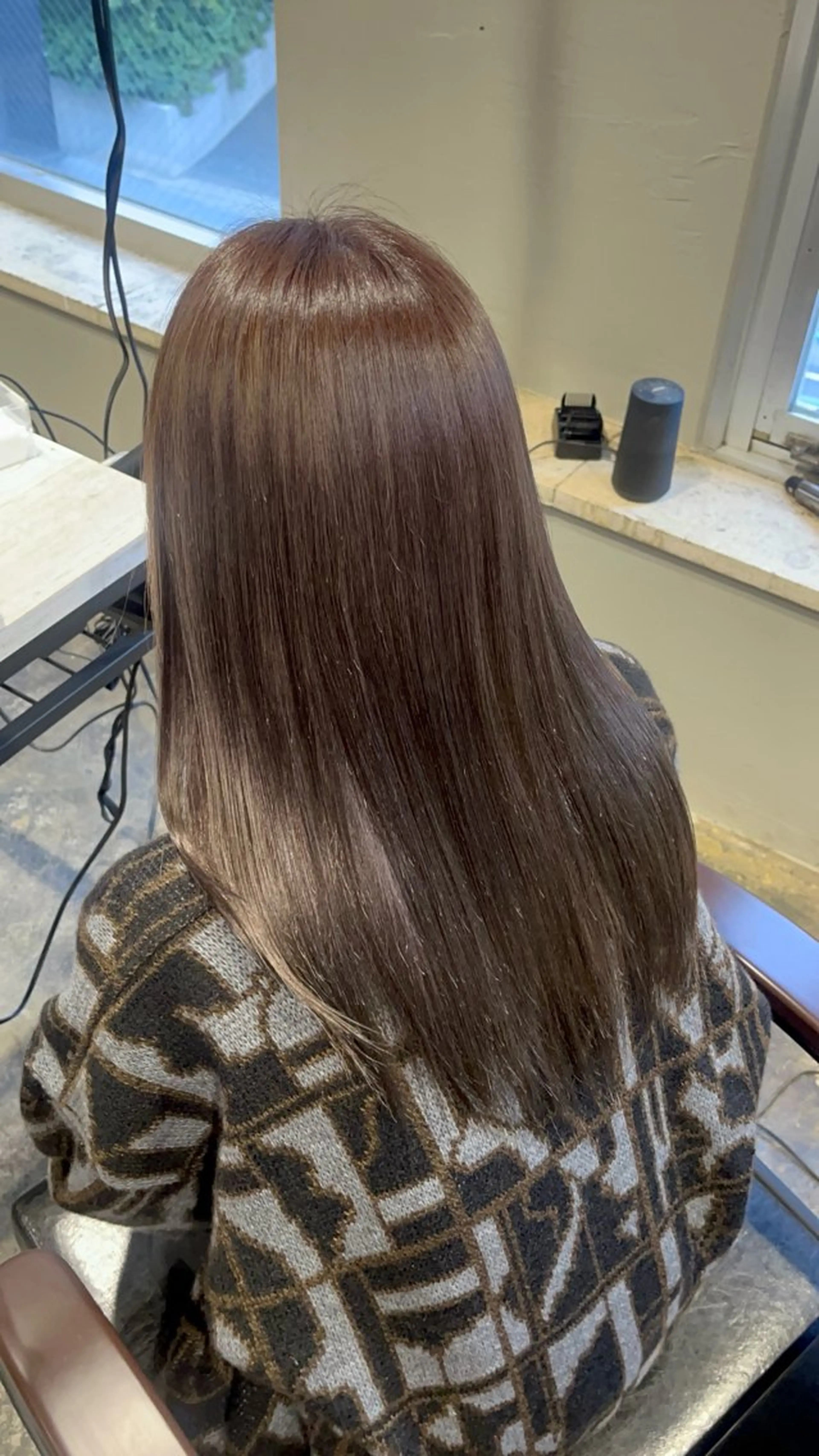 セミロング 渋谷ケアブリーチ ❤️‍🔥徳田空悟のヘアスタイル