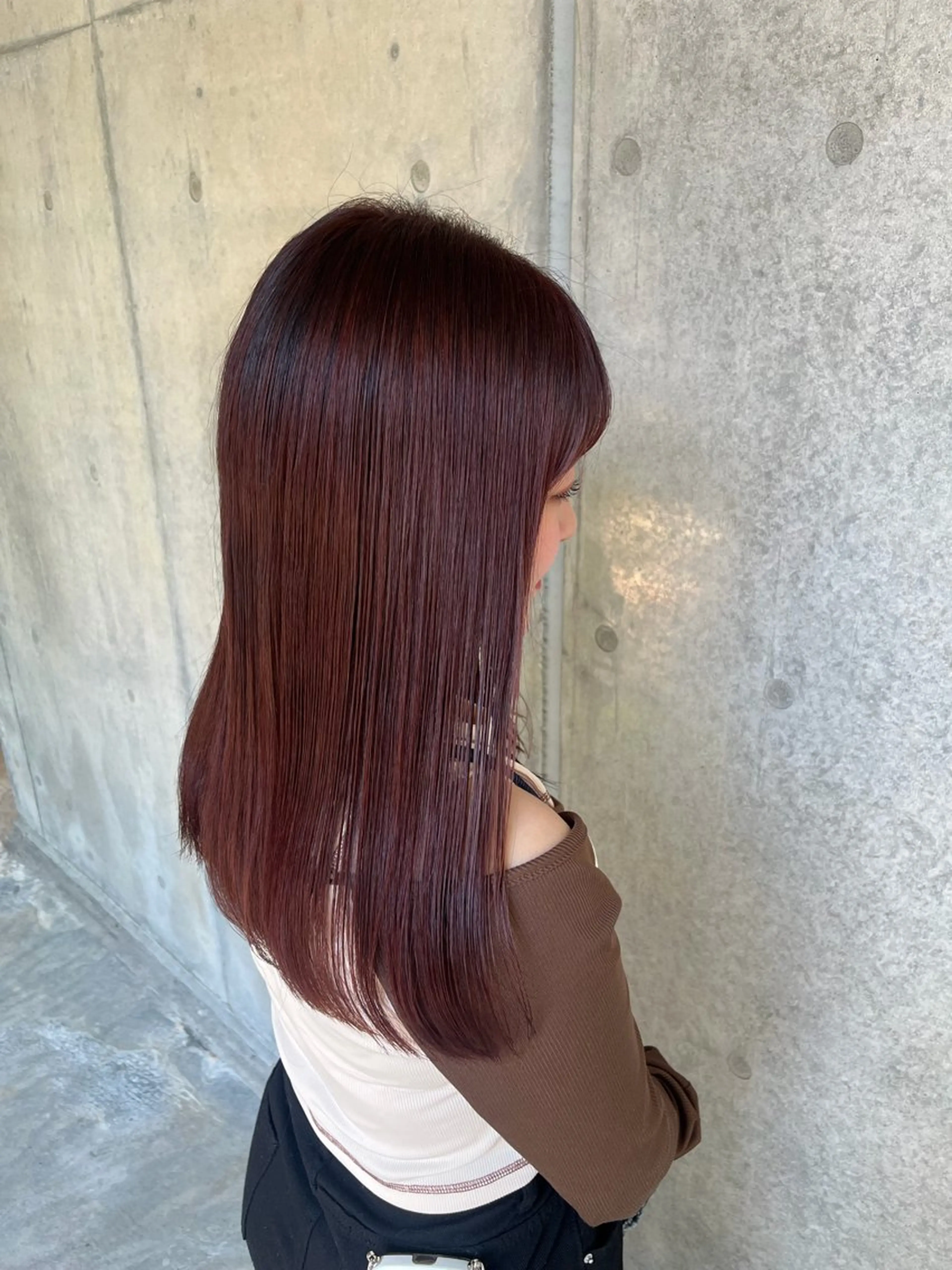 ロング カラー 松原 歩👩🏼のヘアスタイル