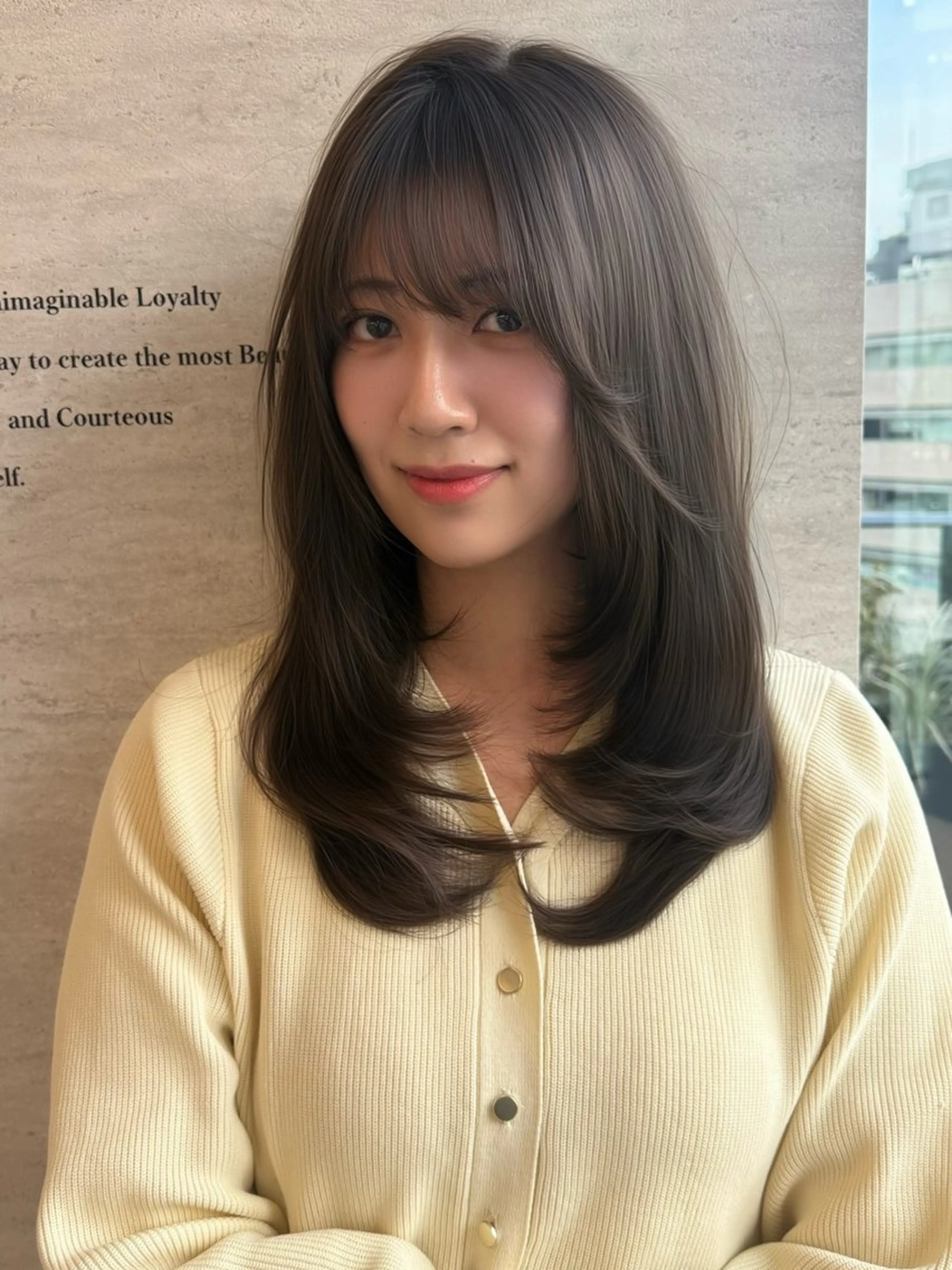 カラー 本場韓国ヘア特化 아이비/Aibiのヘアスタイル