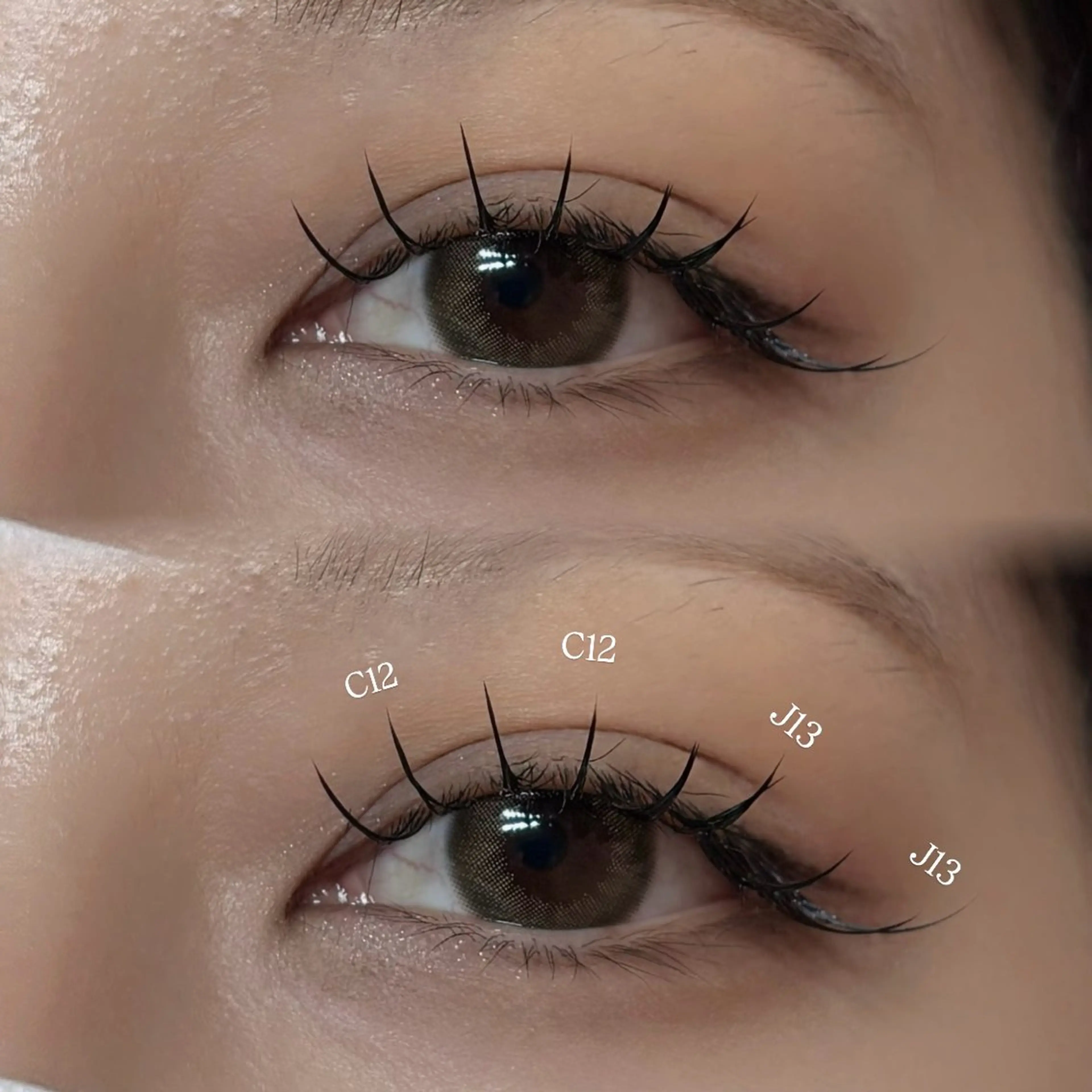 マツエク・マツパ 目尻長め ナチュラル mii by colail所属・YUZUKI .⋆𝜗𝜚のマツエク・マツパデザイン