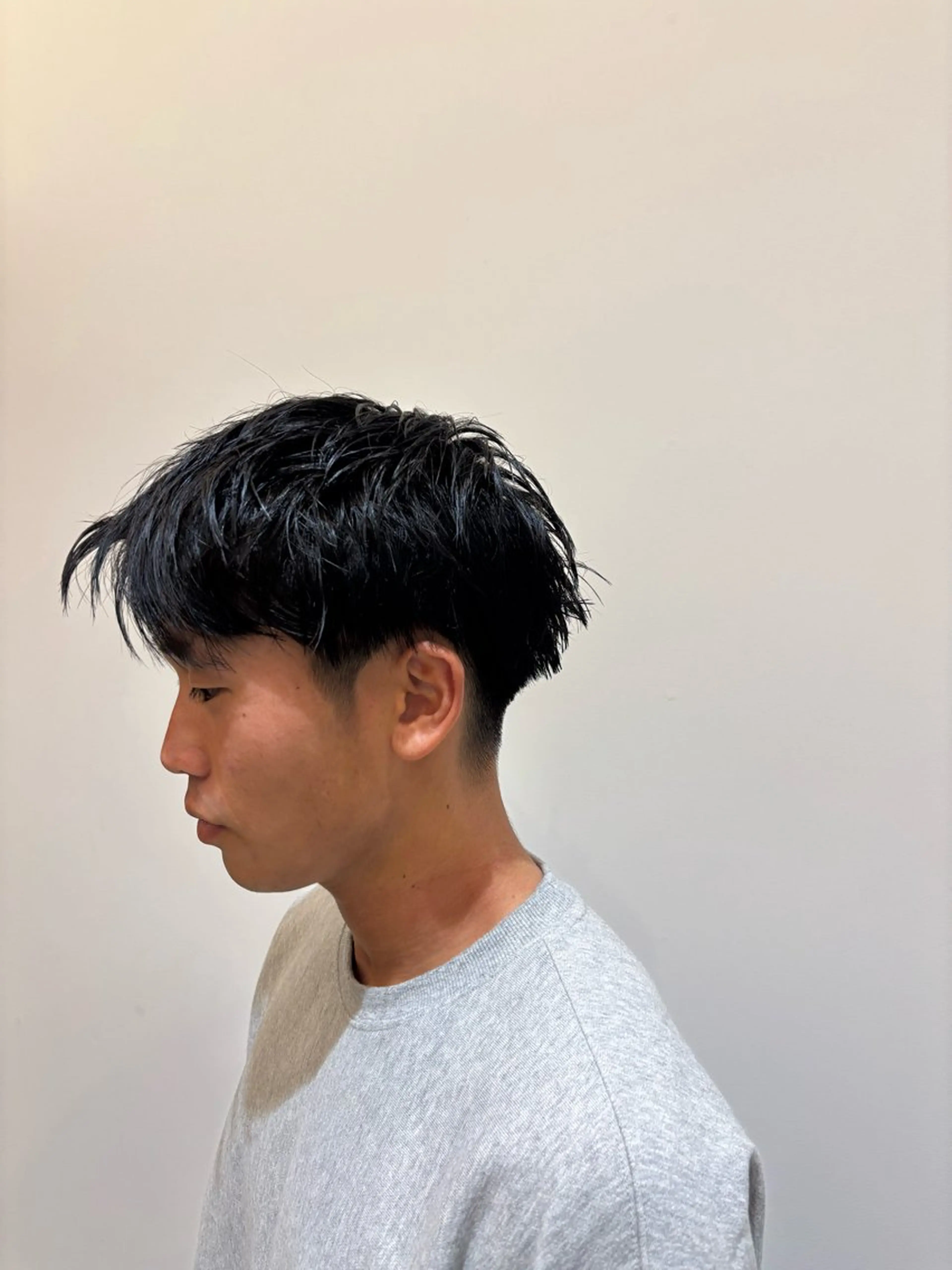 メンズ ツーブロック 刈り上げ 徳田 恭助のヘアスタイル