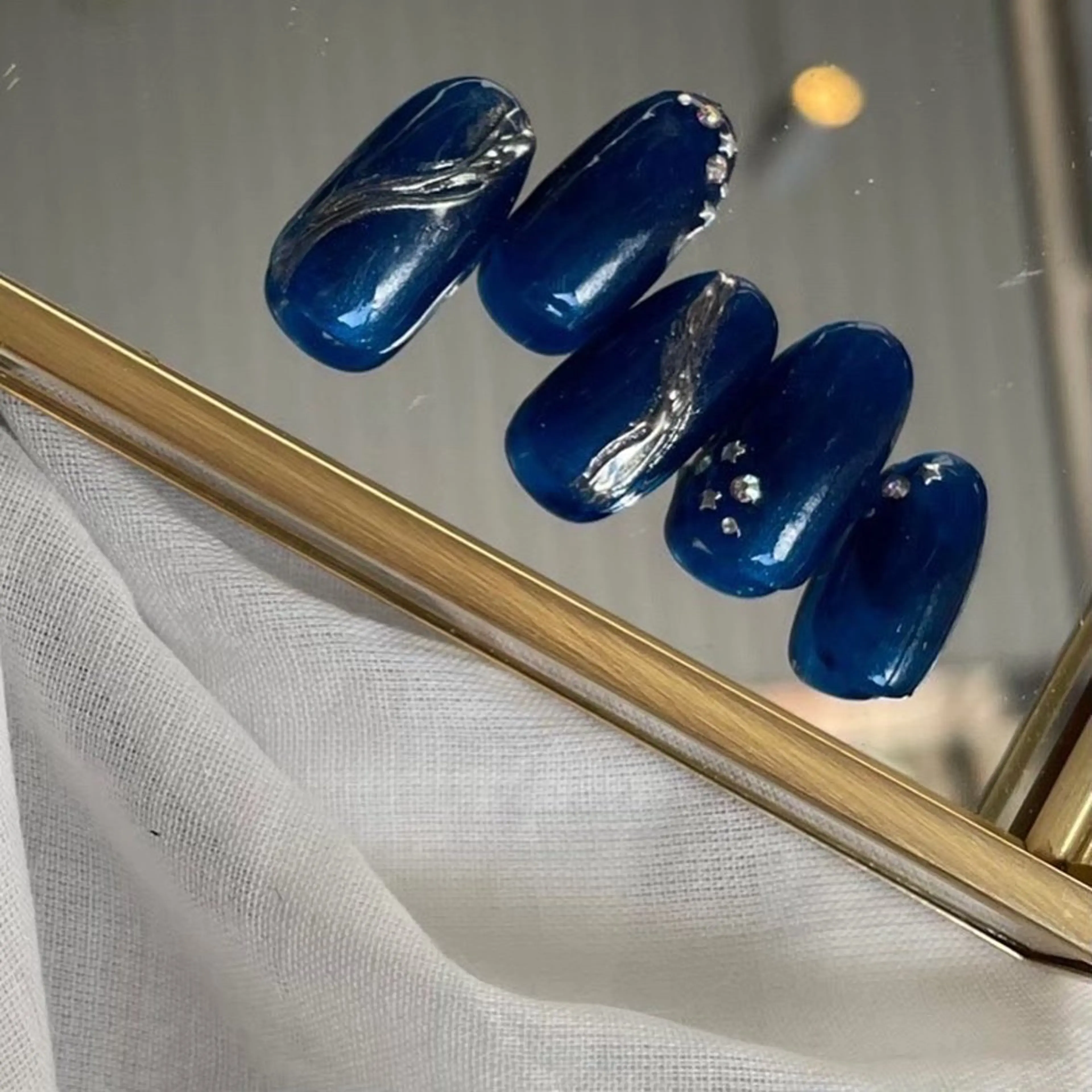 ネイル アートネイル ネイルチップ ⭐︎休業中の練習⭐︎ JNA認定講師髙橋のネイルデザイン