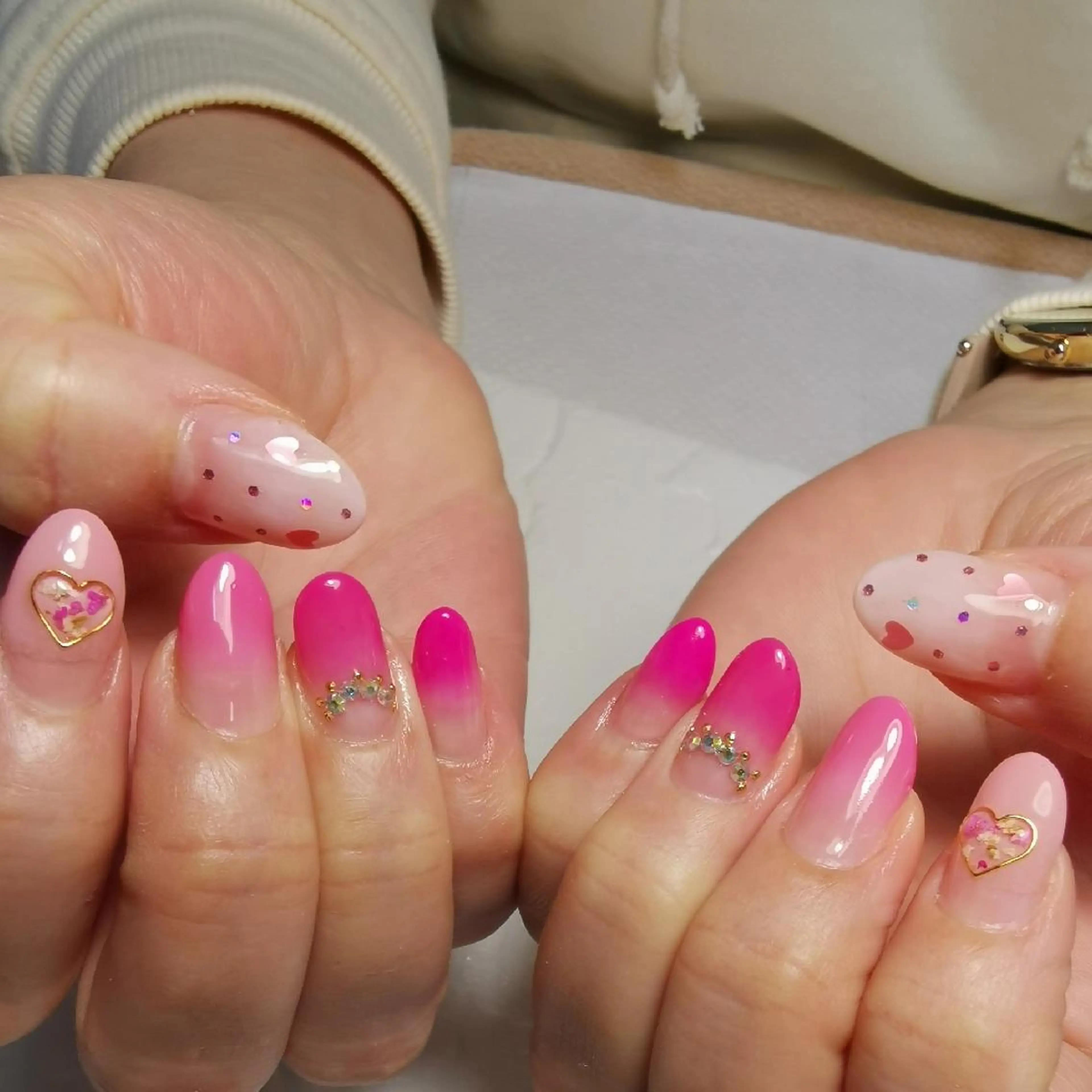 ネイル グラデーション ハンドネイル reve あやののネイルデザイン