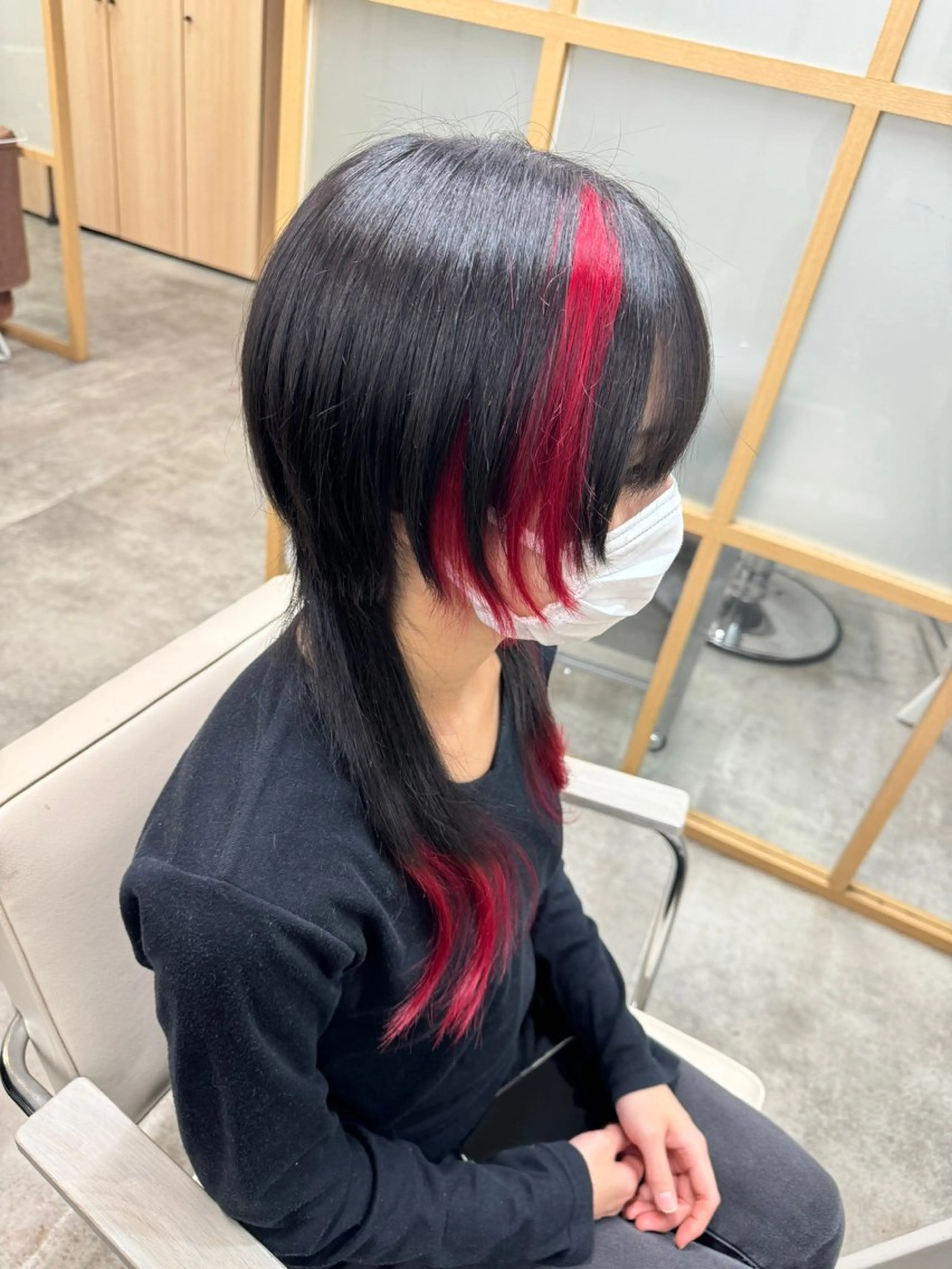 ロング カラー ヘアカラー トリートメント S.BLOOM 川崎 翔哉のヘアスタイル