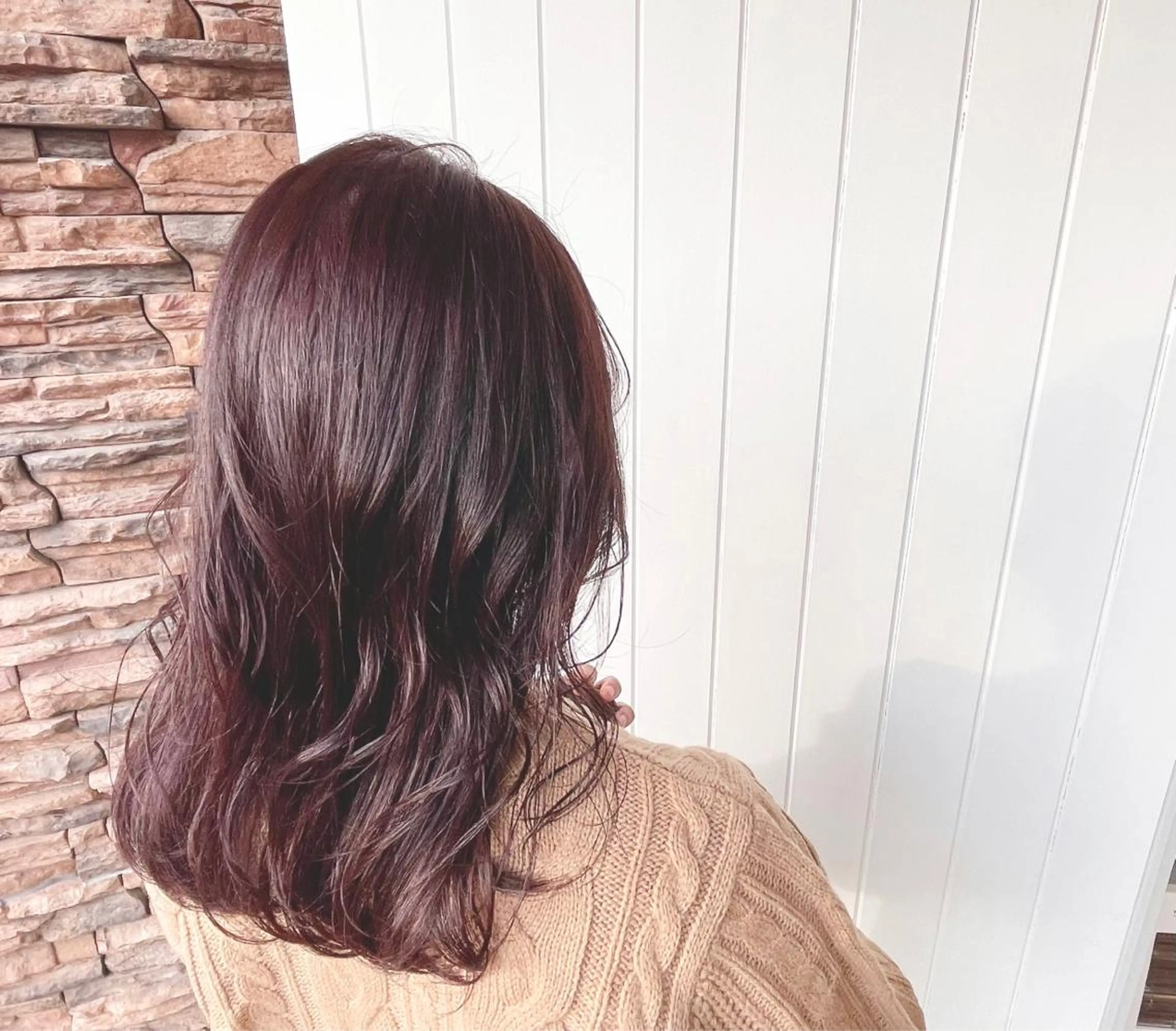 ミディアム カラー 髪質改善✨️透明感カ ラー✧*。山下さいみのヘアスタイル