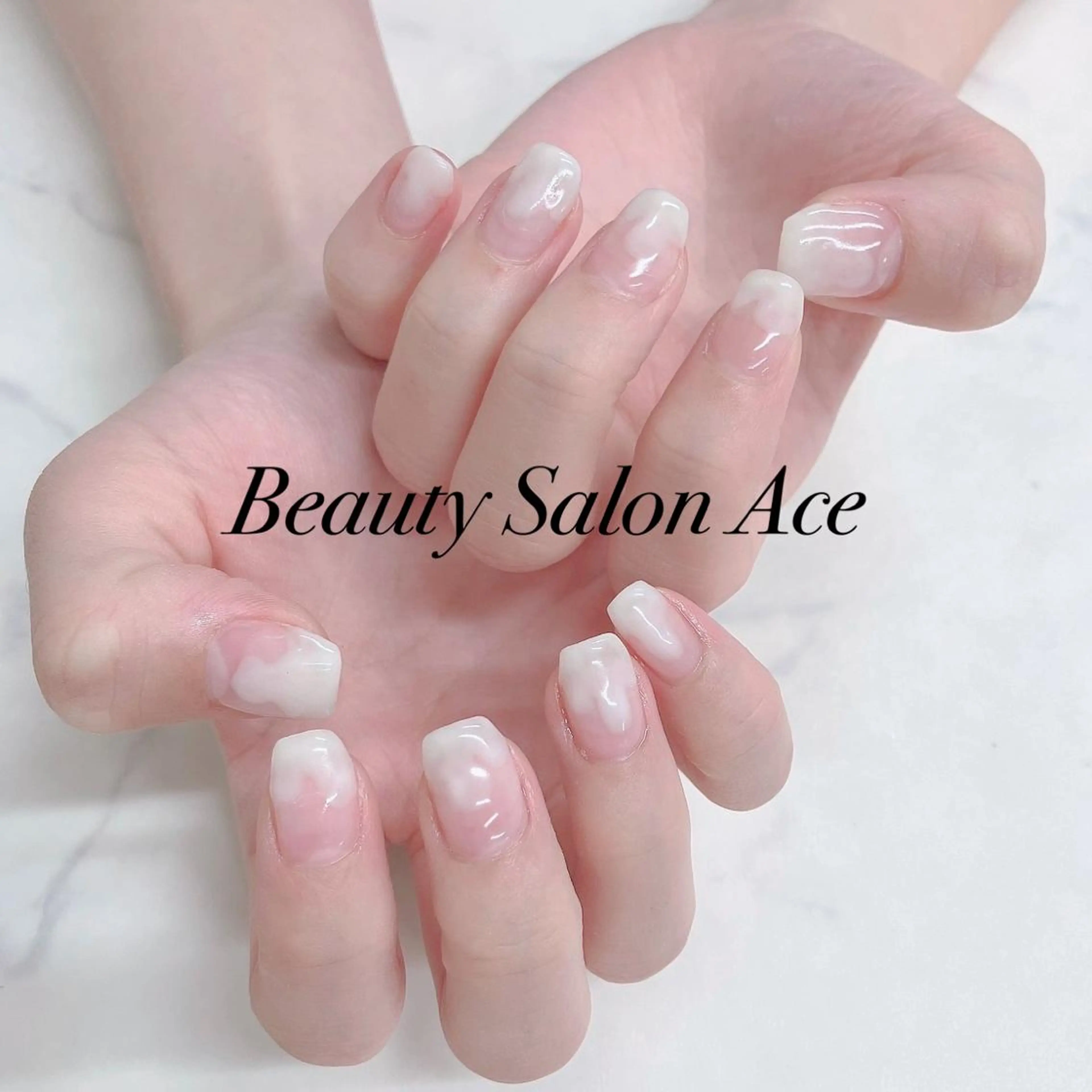 ネイル メンズネイル 春ネイル ハンドネイル ハンドケア Beauty Salon Ace（ネイルサロン　エース）所属・池袋フィルイン Ace♡長さだしのネイルデザイン