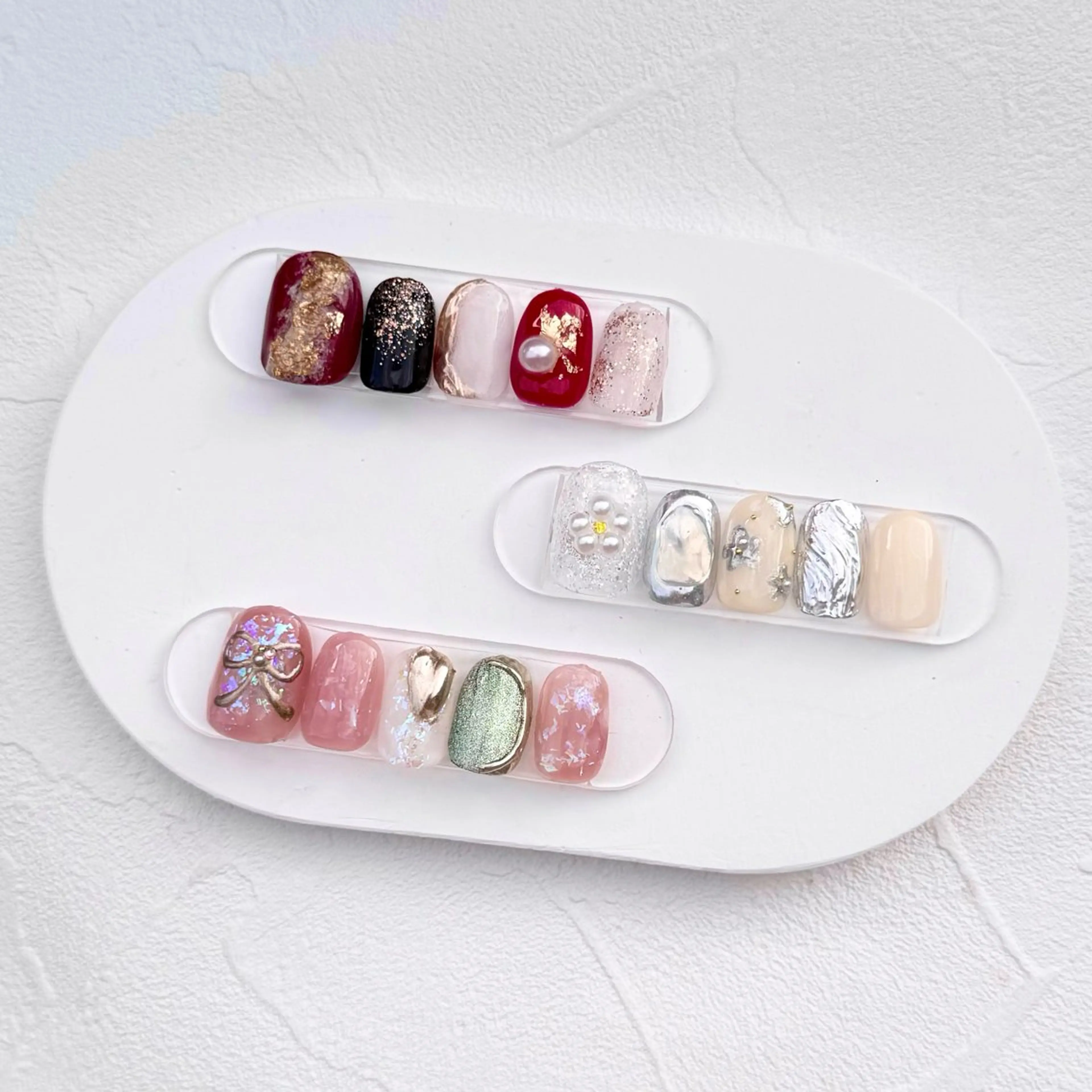 ネイル 成人式 RIEKO🍒 ワンホン♡推しネイルのネイルデザイン