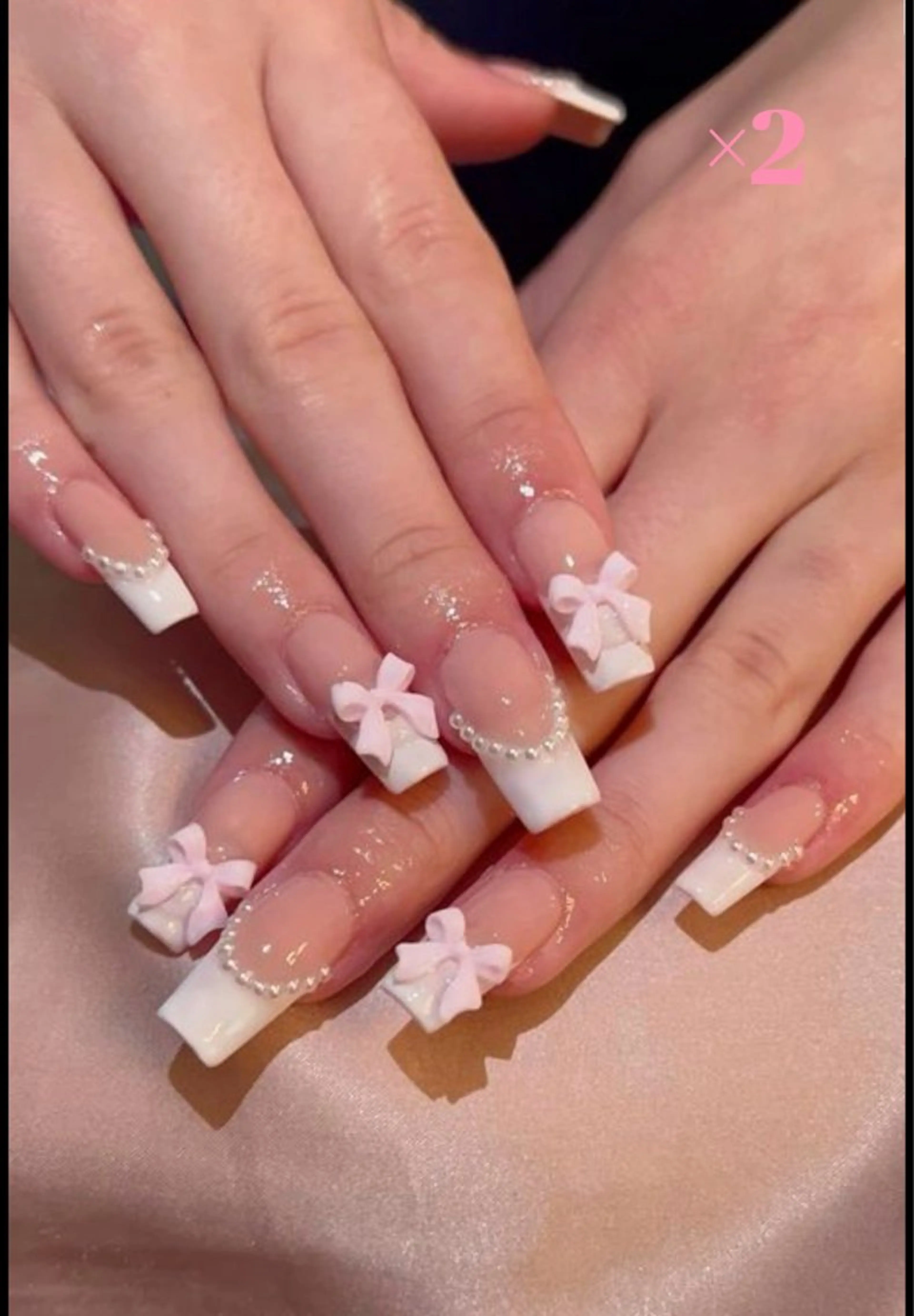 【自店オフあり】持ち込みデザインパーツ込み+10本長さだしの写真