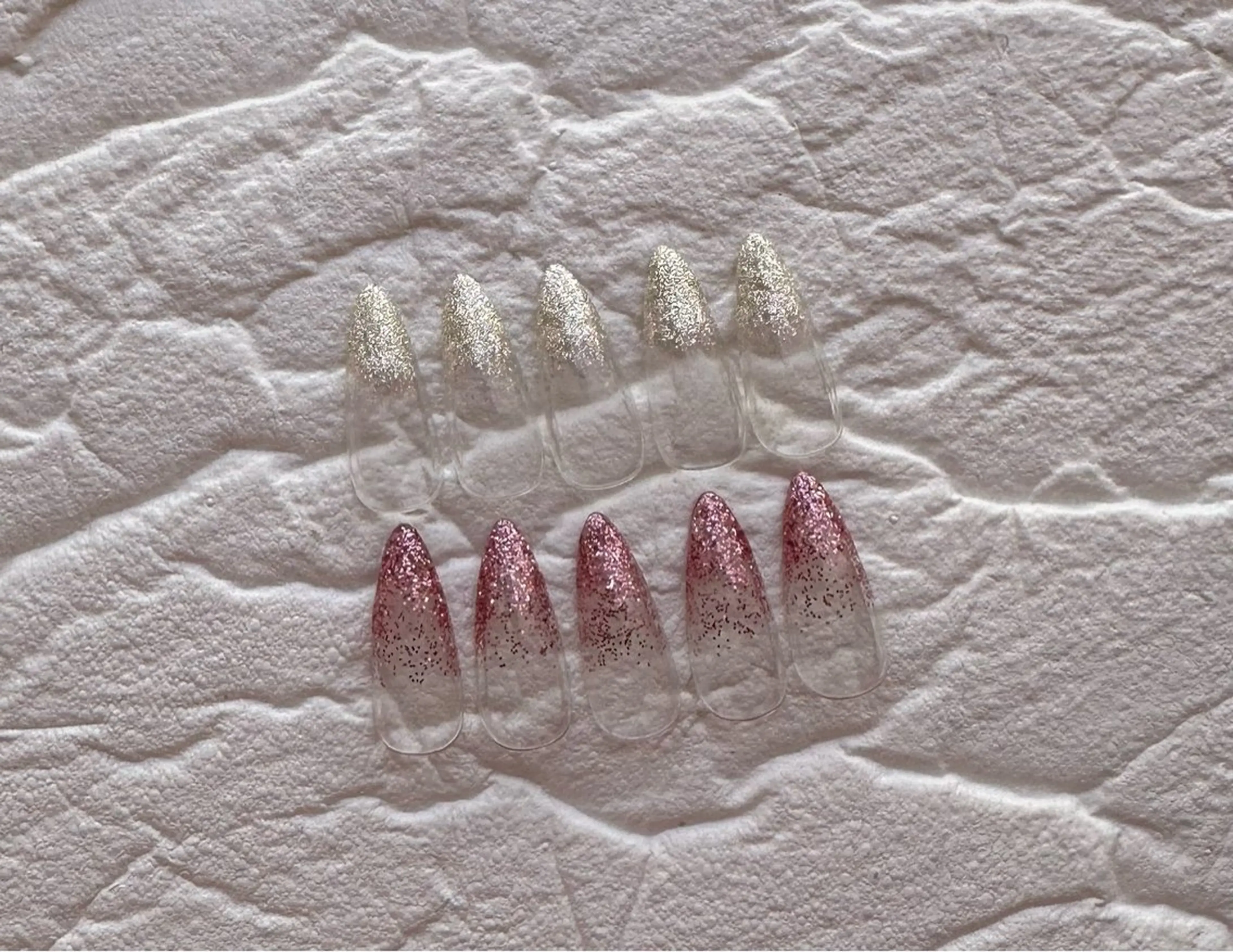 ラメグラデーション　　※オフ別料金500円の写真