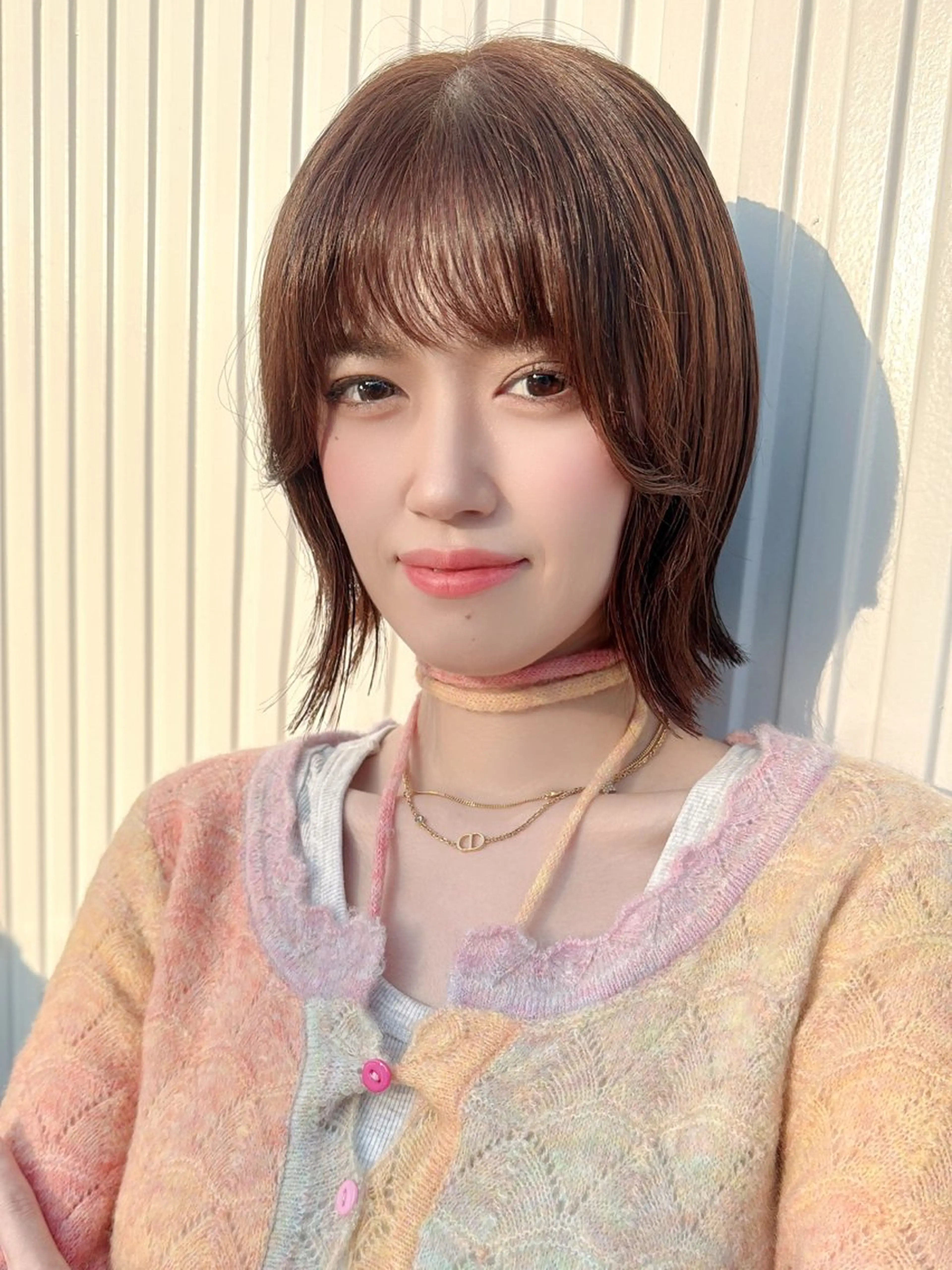 ショート ボブレイヤー ボブ 髪質改善 韓国風ヘア レイヤーカット ボブ・韓国レイヤー・ くびれボブ・内藤康太のヘアスタイル