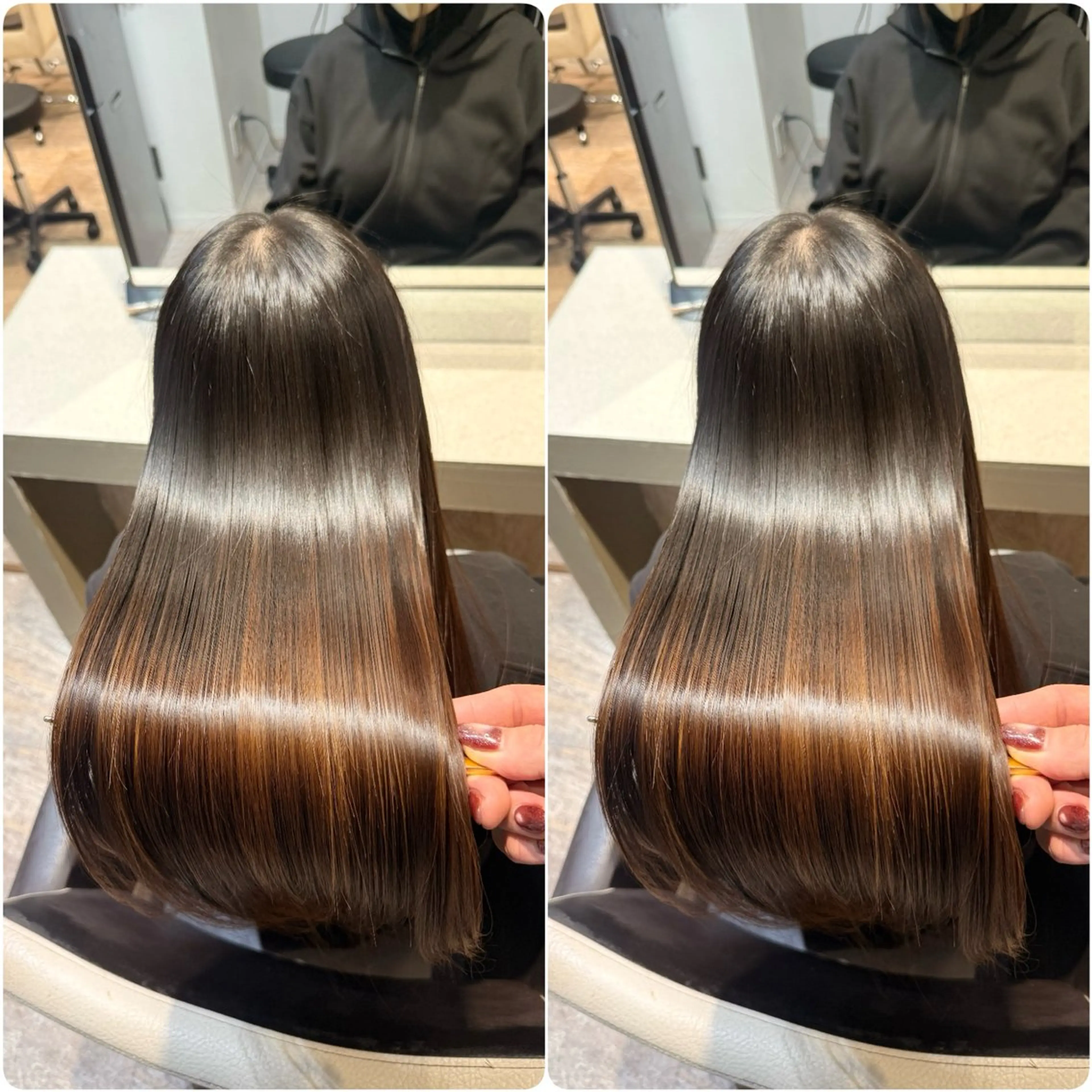 ロング カラー カット 縮毛矯正 トリートメント ヘッドスパ youres hair 髪質改善トリートメント&ヘッドスパ　新宿EAST所属・🌹ULTOWA🌹 髪質改善/縮毛/店長のヘアスタイル