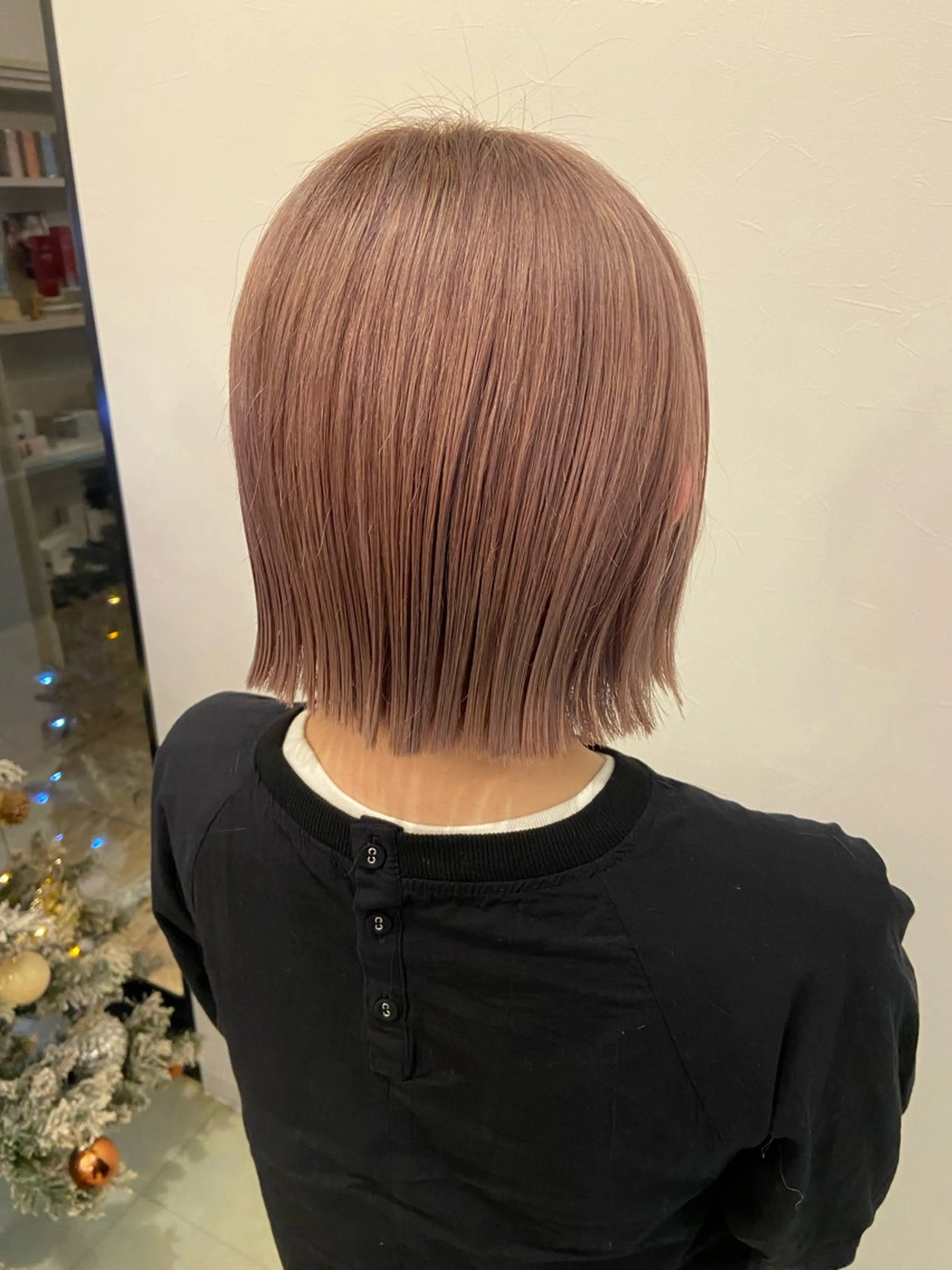 ショート ボブ カット ヘアカラー トリートメント 名駅/ハイトーン /Y2k/YUNAのヘアスタイル