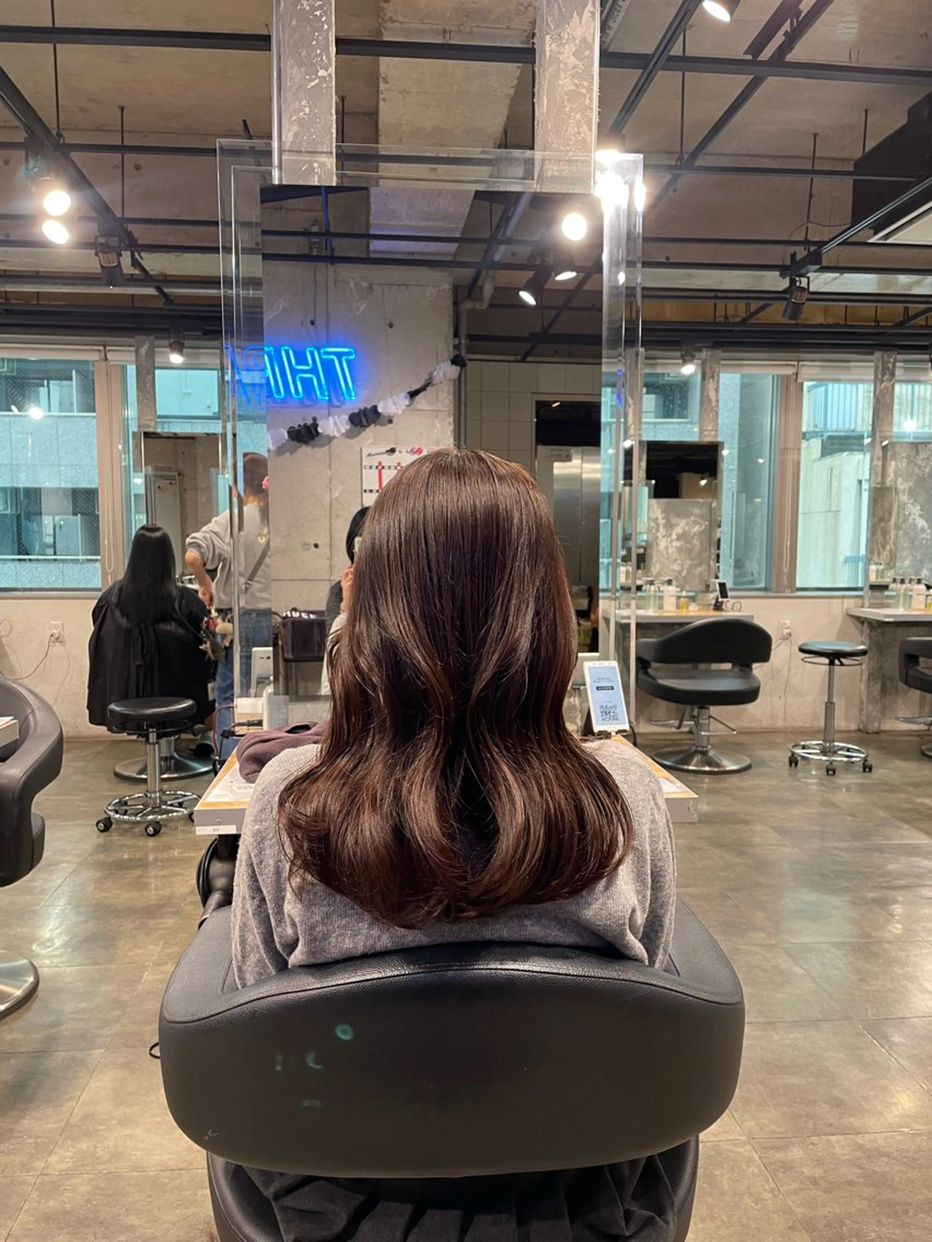 カラー カット ヘアカラー トリートメント ヘアセット 🤍ベージュ/透明感 韓国ヘア/まりん🤍のヘアスタイル