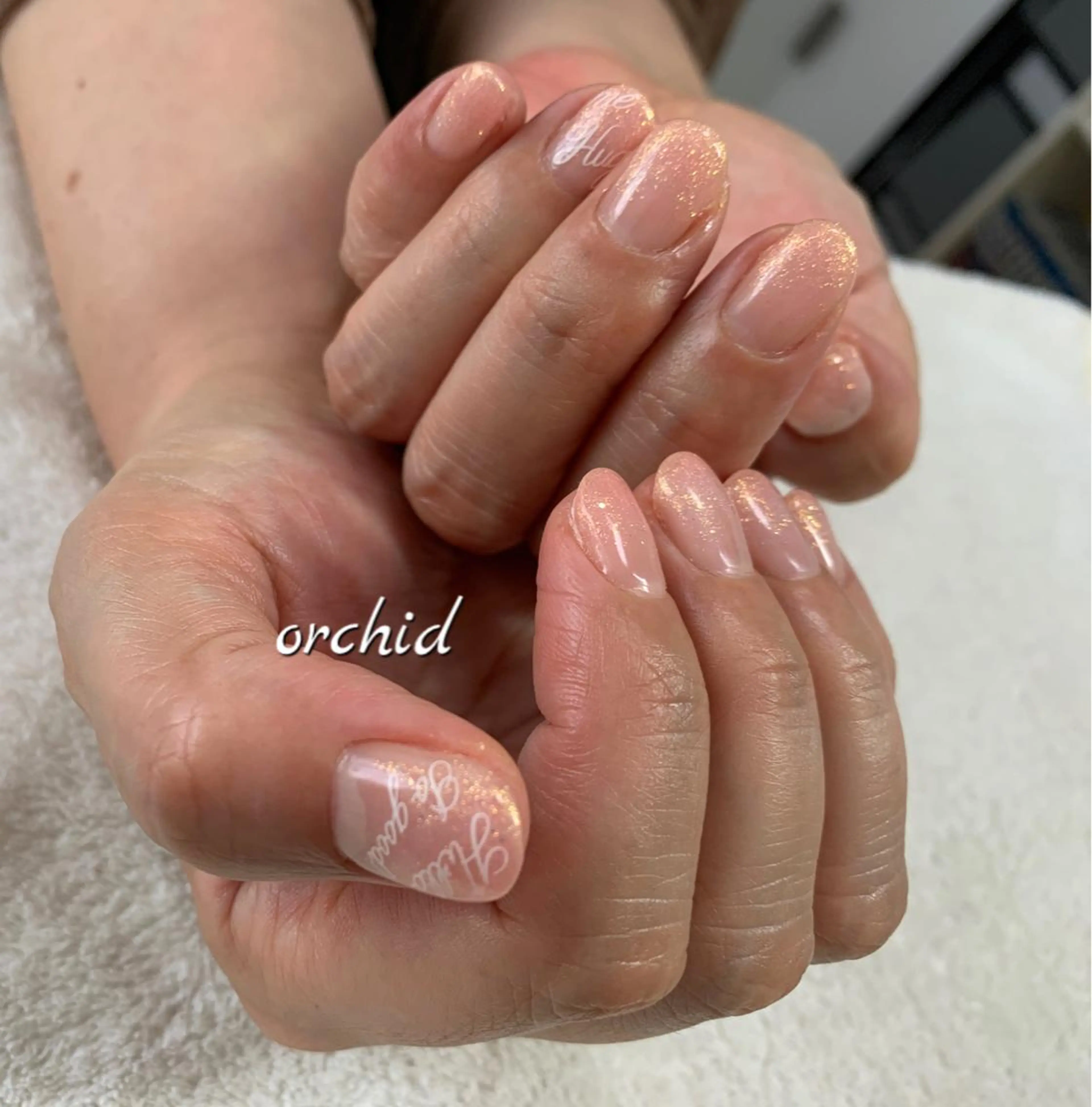 ネイル ハンドネイル フットネイル orchid ♡オーキッドのネイルデザイン