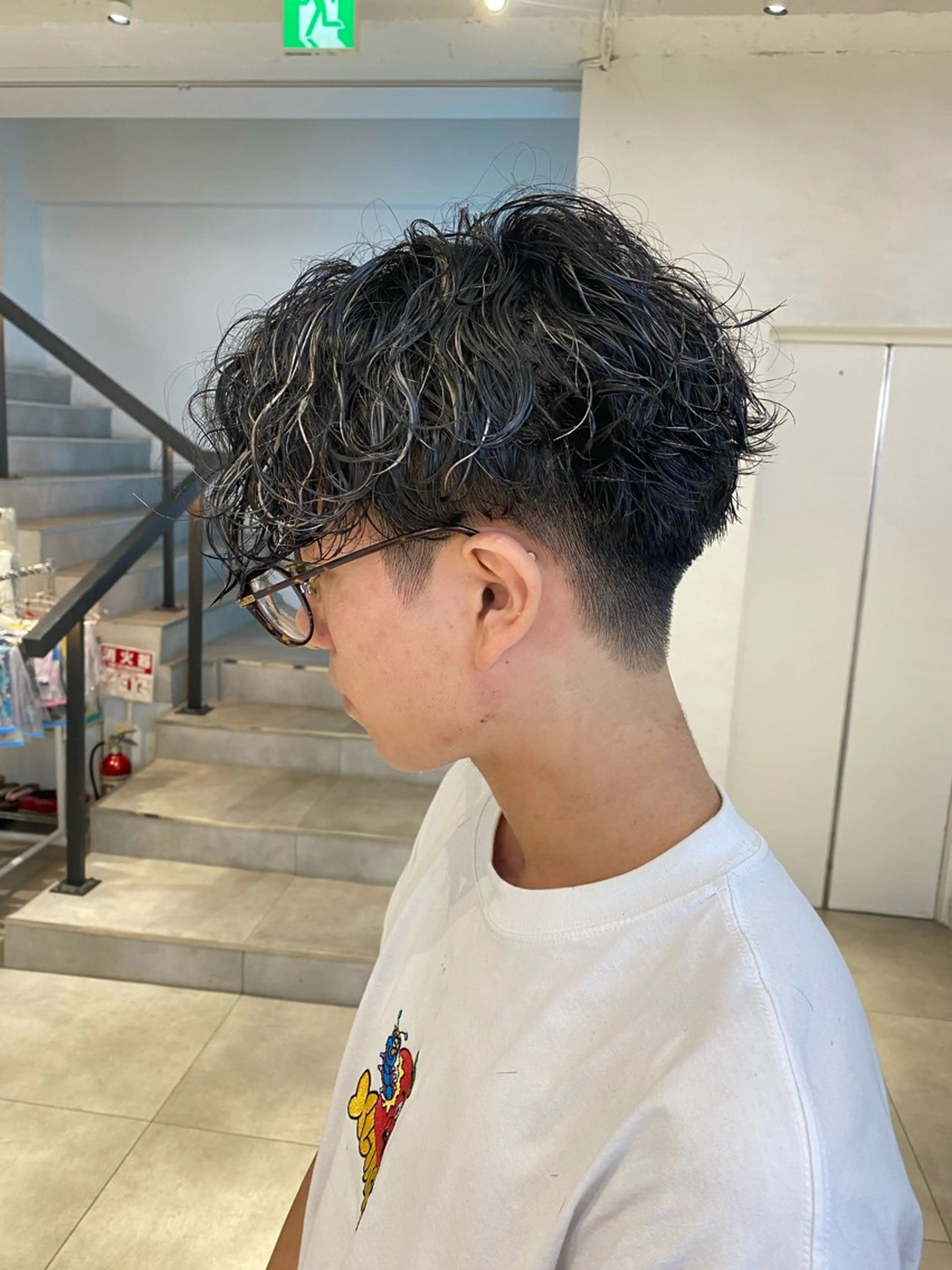 カラー パーマ メンズ 新宿【メンズパーマ】 塩澤太一のヘアスタイル