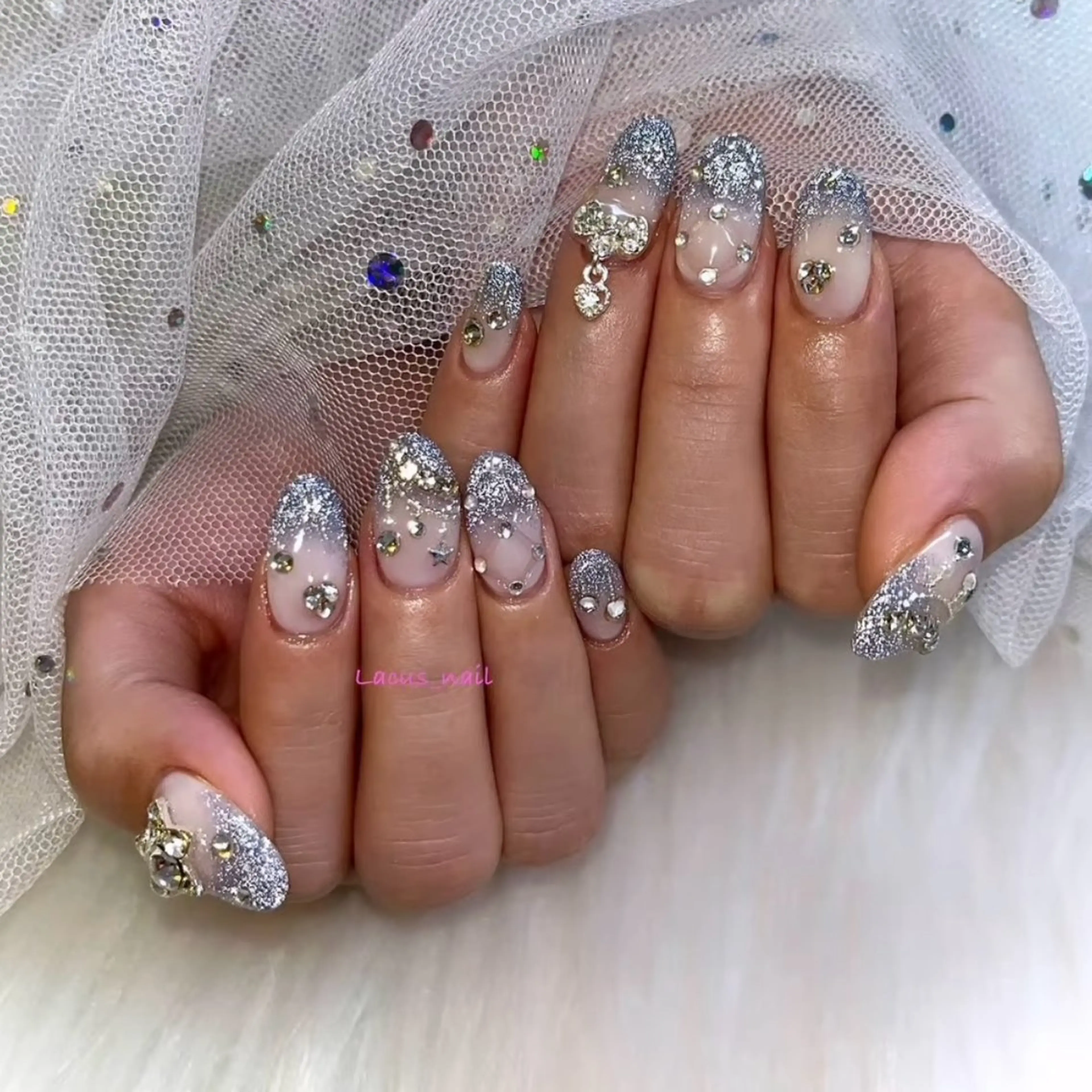 ネイル アートネイル スカルプネイル Nail Salon Lacusのネイルデザイン