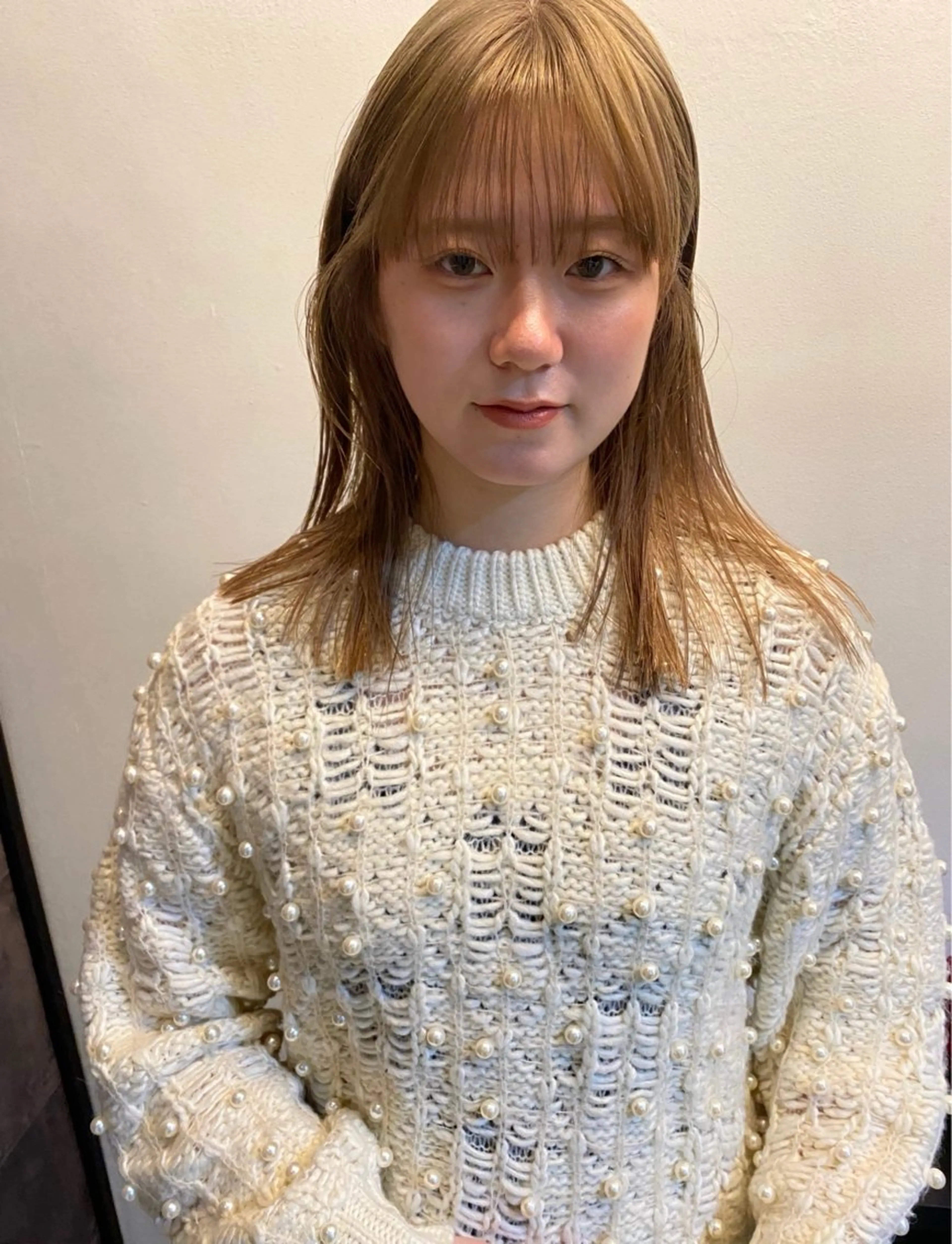 ミディアム カラー ヘアアレンジ カット ヘアカラー 広島/ボブ/レイヤー 🌿‬wakabaのヘアスタイル