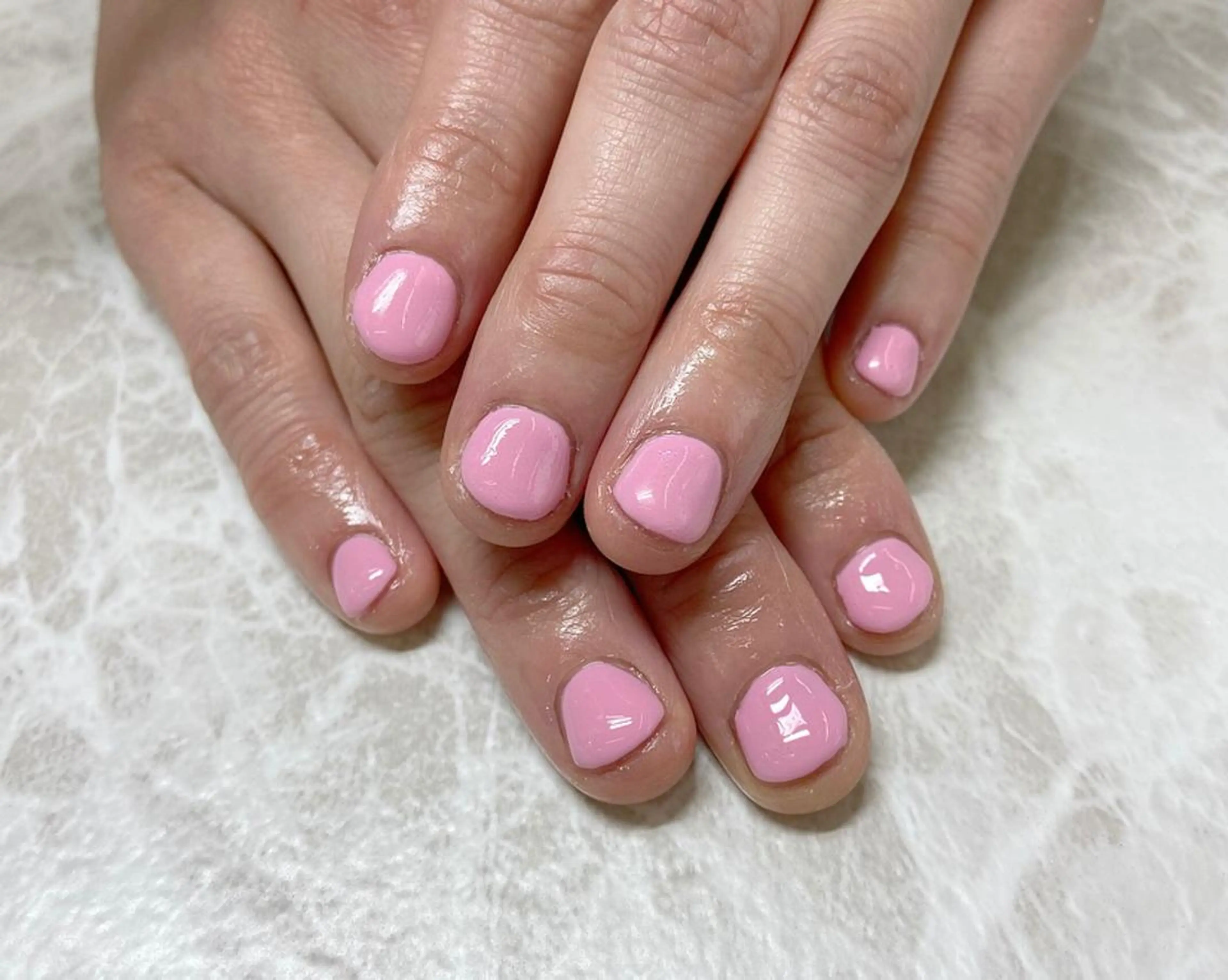 ネイル ブルー ピンク 春ネイル 🧸熊谷 かほ🧸のネイルデザイン
