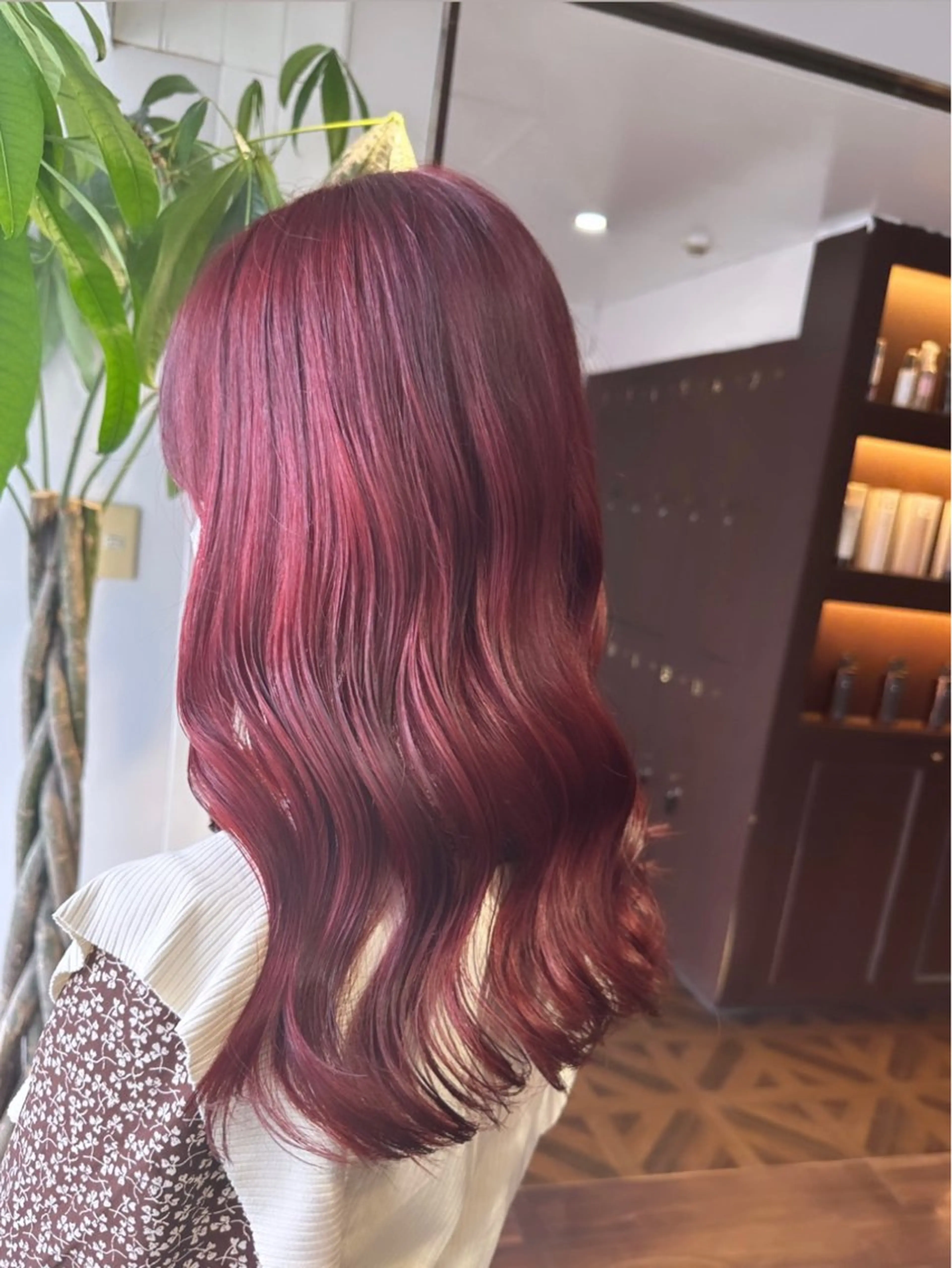 セミロング カラー パーマ ヘアアレンジ ヘアカラー トリートメント ボブ/ダブルカラー 縮毛矯正/支持多数のヘアスタイル