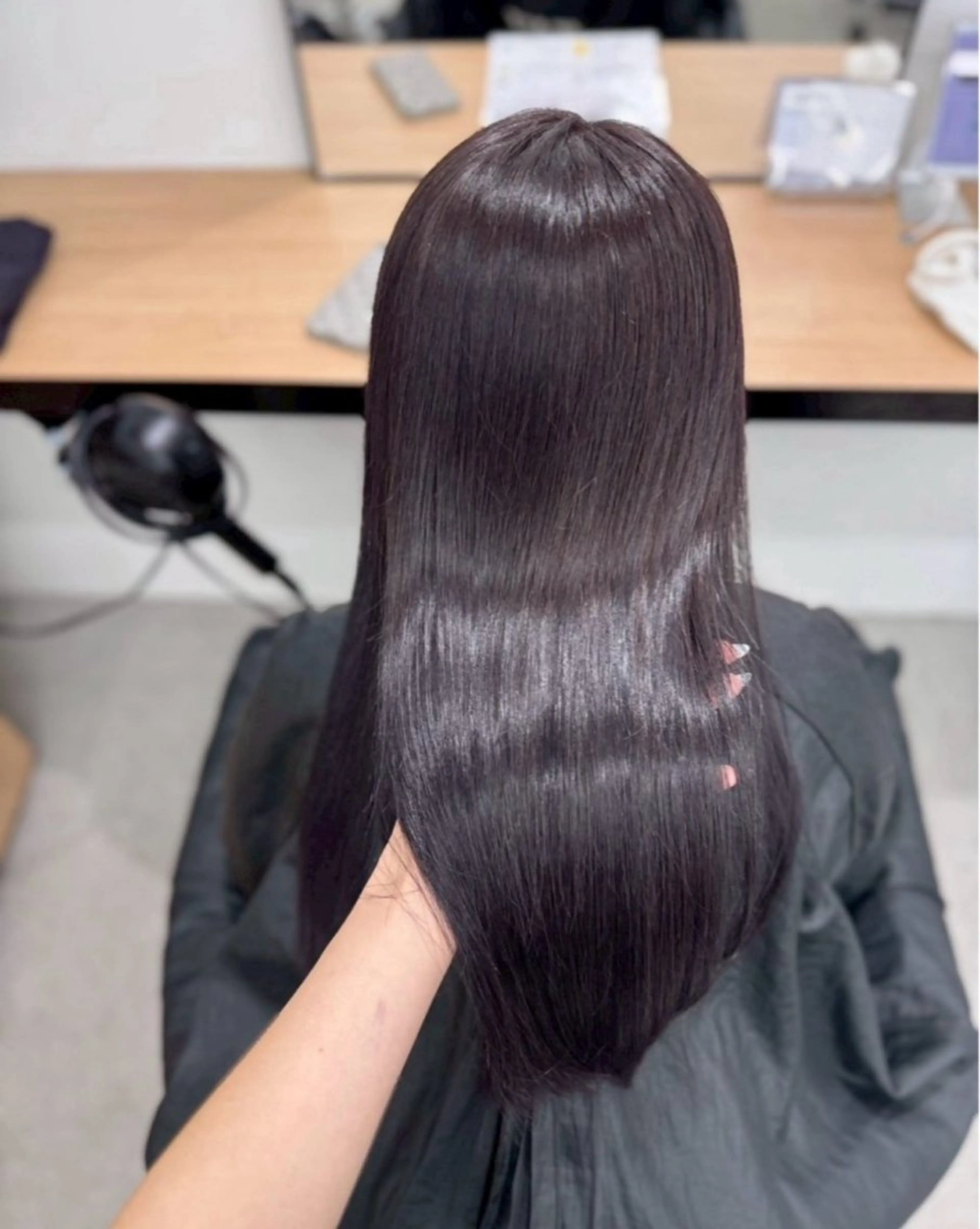 ロング ヘアカラー miku/ラベンダー 透明感カラー🪻❤︎のヘアスタイル