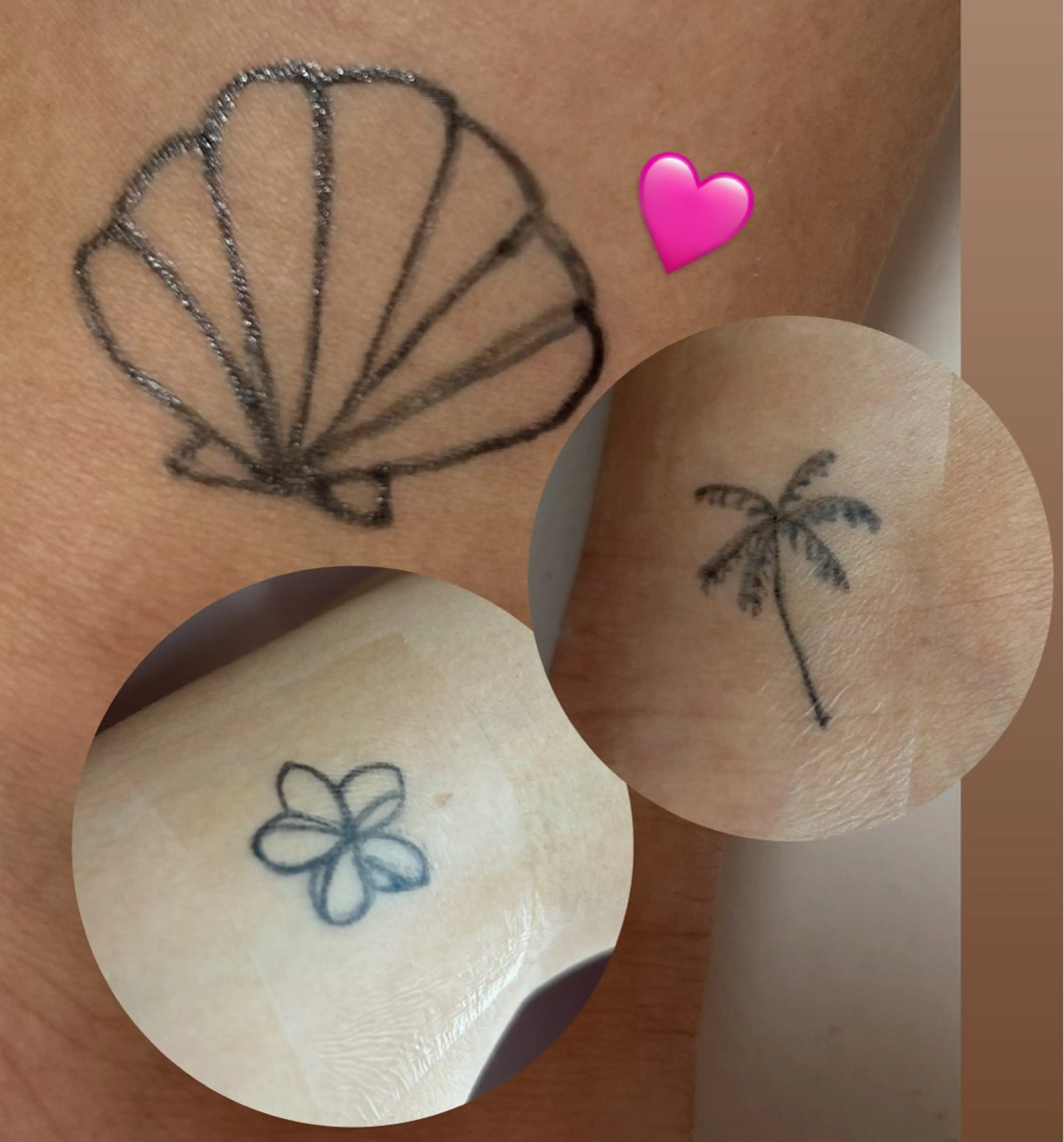 ジャグアタトゥー💜"2週間で消える痛くないタトゥー"💖モニター価格★1~3cmの物3つ or 5cm程度の物1つ♡の写真