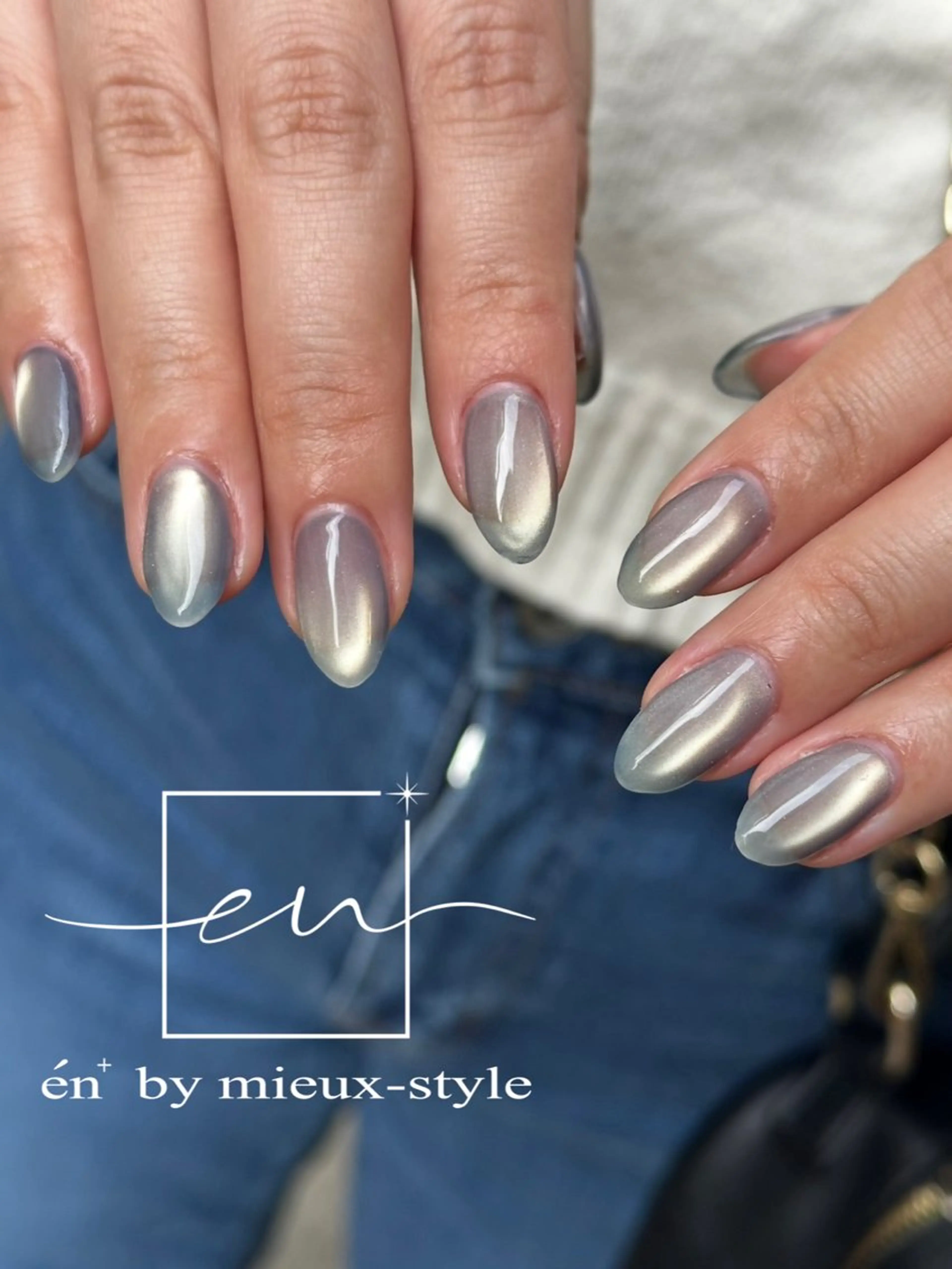ネイル マグネットネイル ハンドネイル mieux-myu /立川nuanceのネイルデザイン