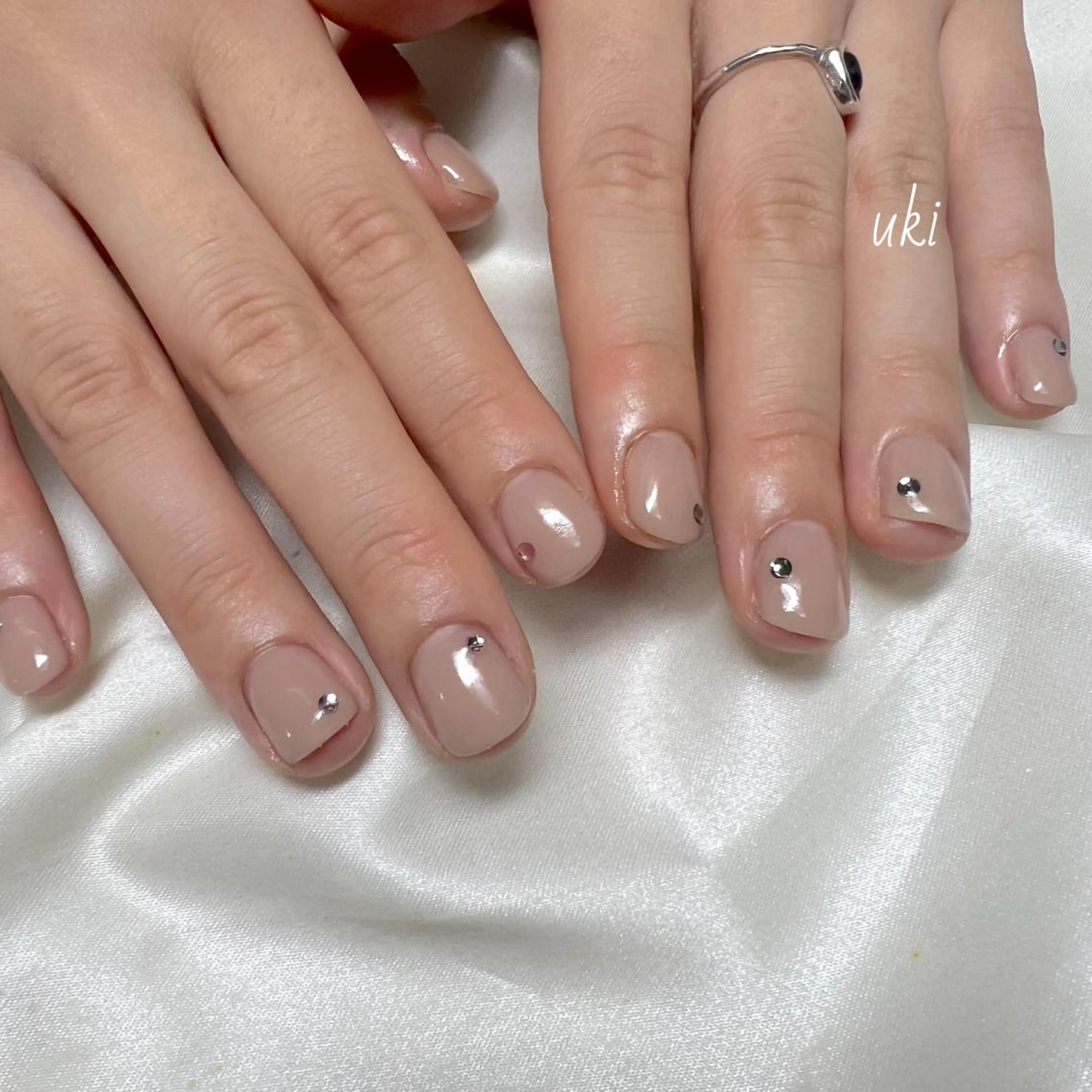 ネイル ワンカラーネイル シンプルネイル ハンドネイル Ameri nail /UKIのネイルデザイン