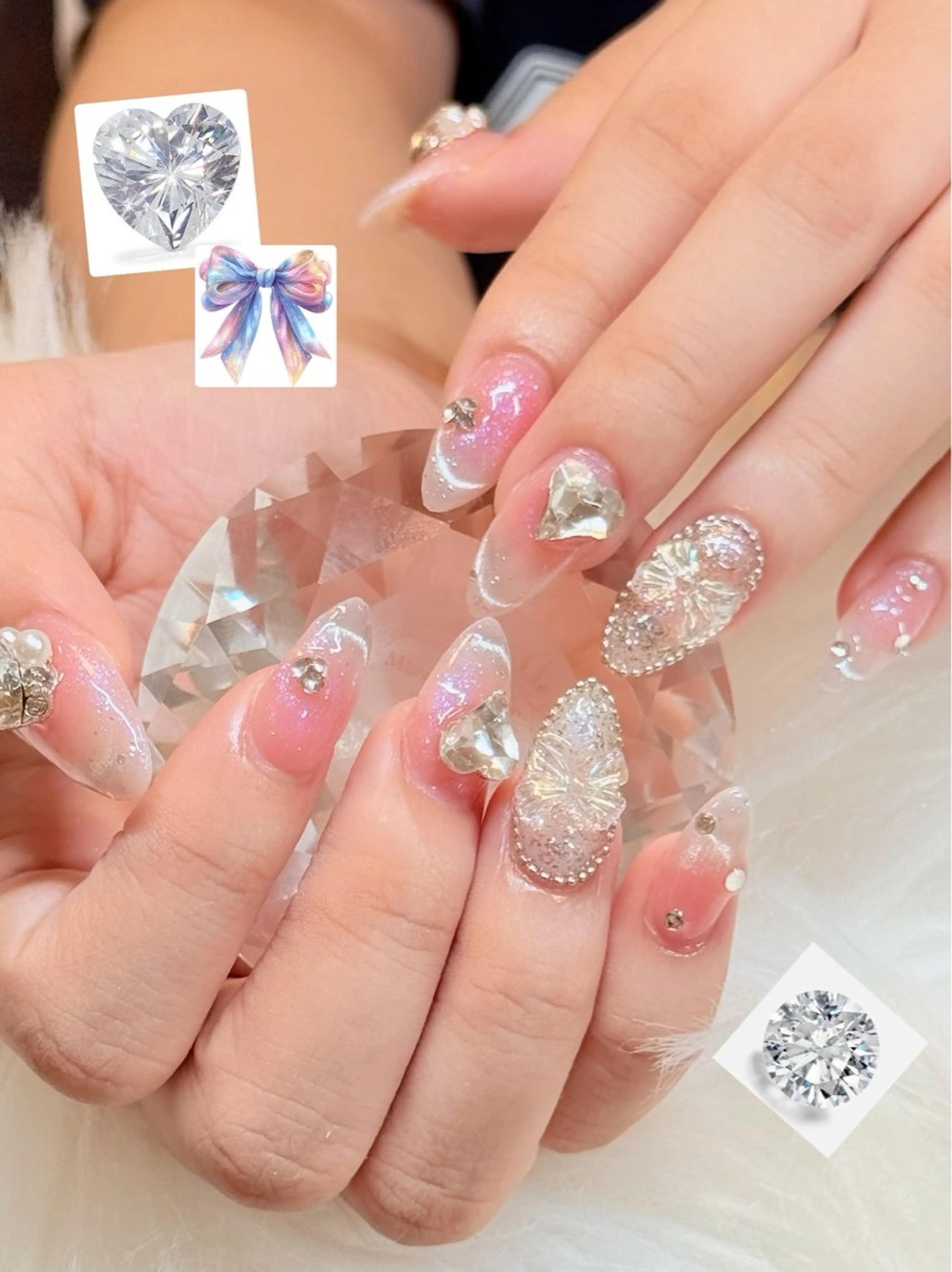 ネイル 長さ出し 持ち込み MIRA NAILROOM SALON所属・MIRA NAILROOMのネイルデザイン