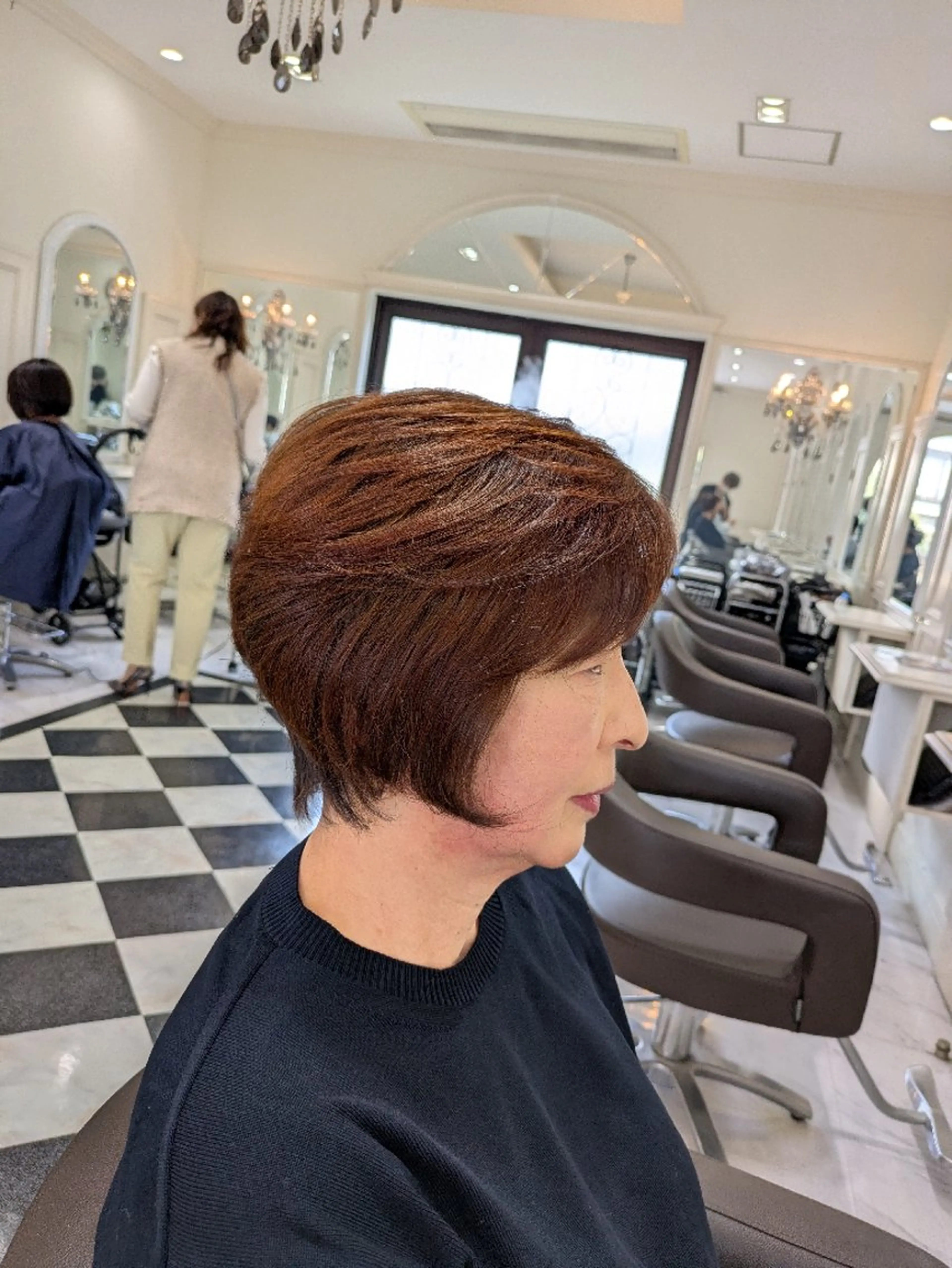 ショート ヘアカラー Salon de with根本博史のヘアスタイル