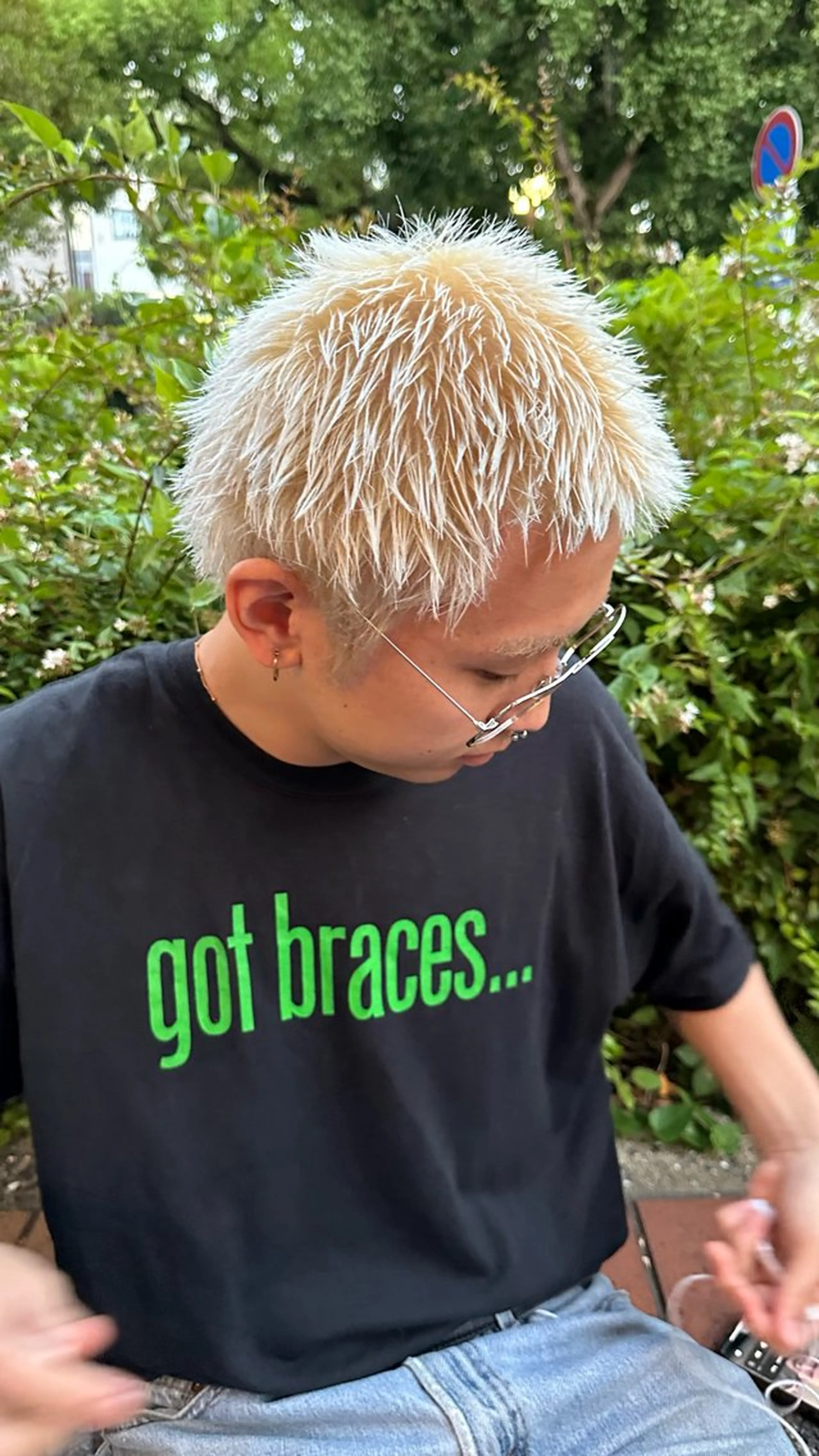 カラー メンズ 抜きっぱなしブロンド Ops hair 大橋駅前店所属・カラーモデル♡縮毛矯 正モデル募集/コハルのヘアスタイル