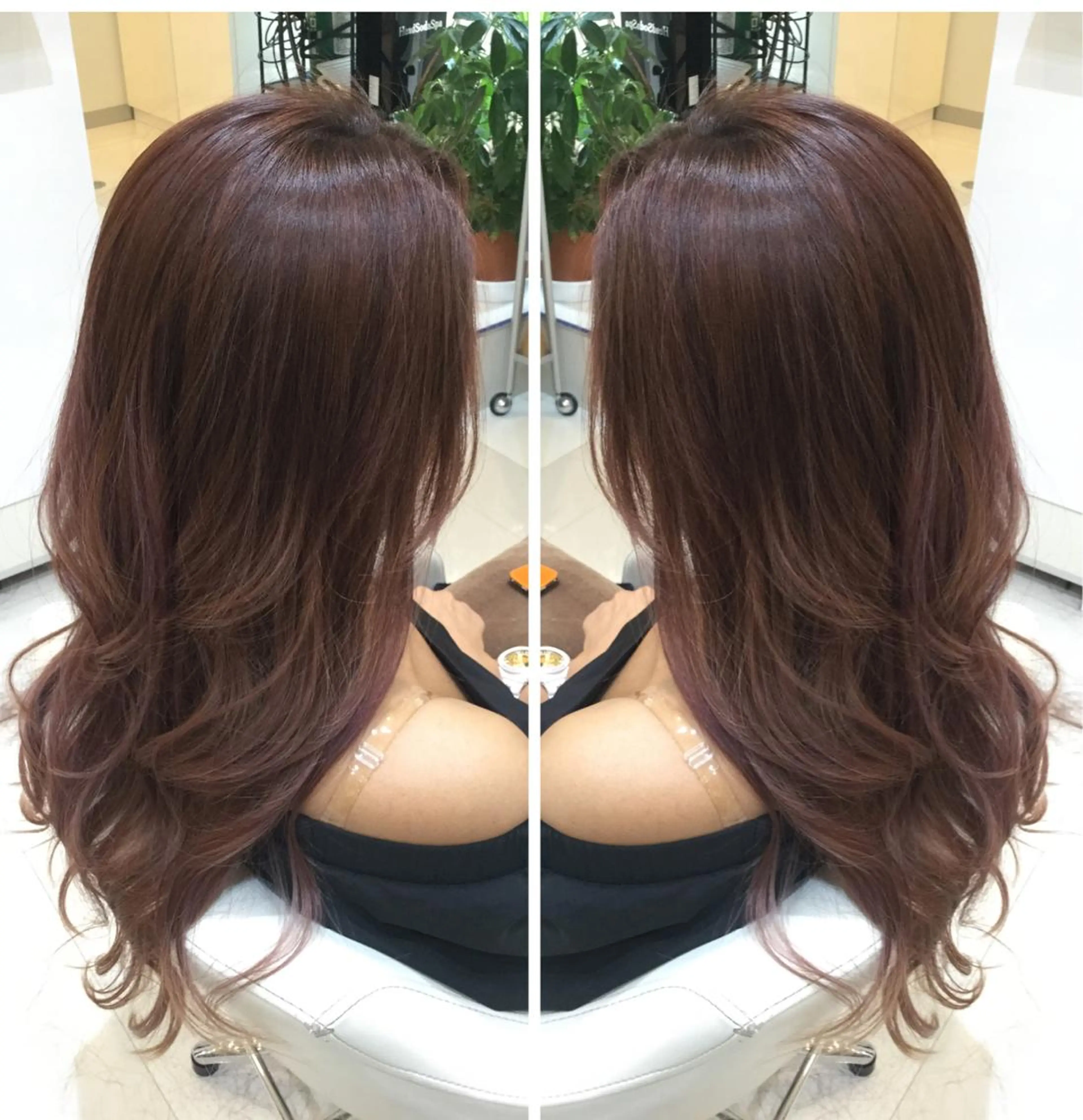 ロング カット ヘアカラー トリートメント アルター森川  義則のヘアスタイル