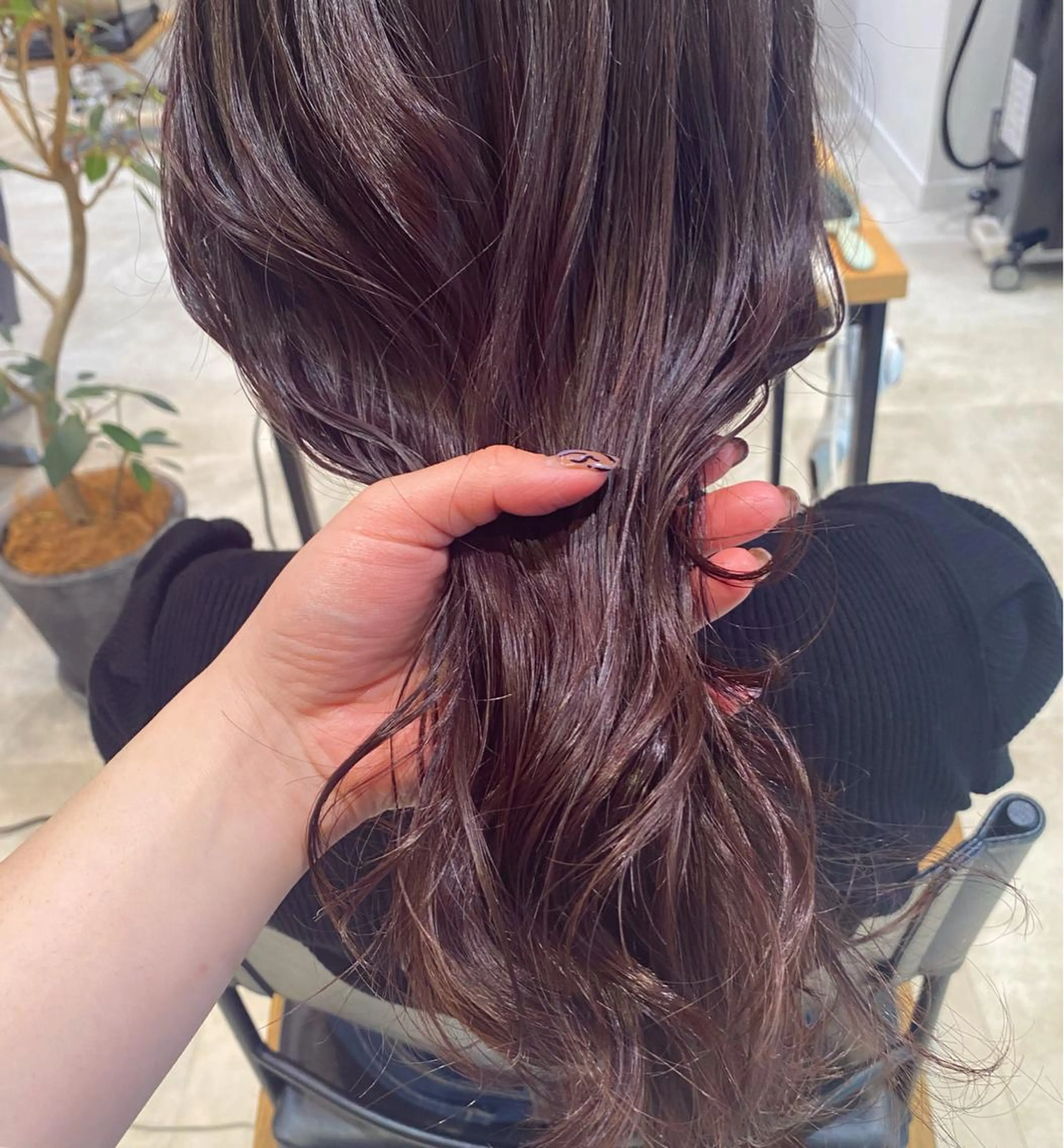 セミロング カラー ヘアアレンジ ヘアカラー トリートメント ヘッドスパ パーマ指名No1 /namiのヘアスタイル